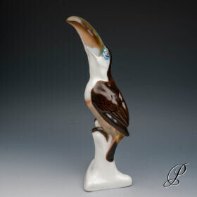große Jugendstilfigur Meissen " Pfefferfresser" von Paul Walther