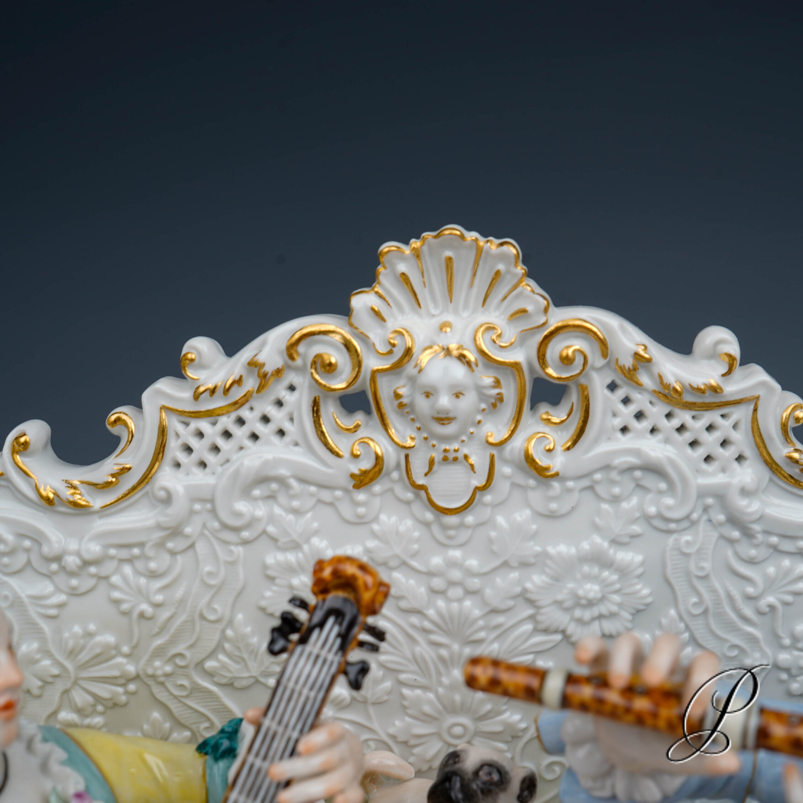 Figurengruppe Meissen 1.Wahl "Galante Sofagruppe" – Bild 3