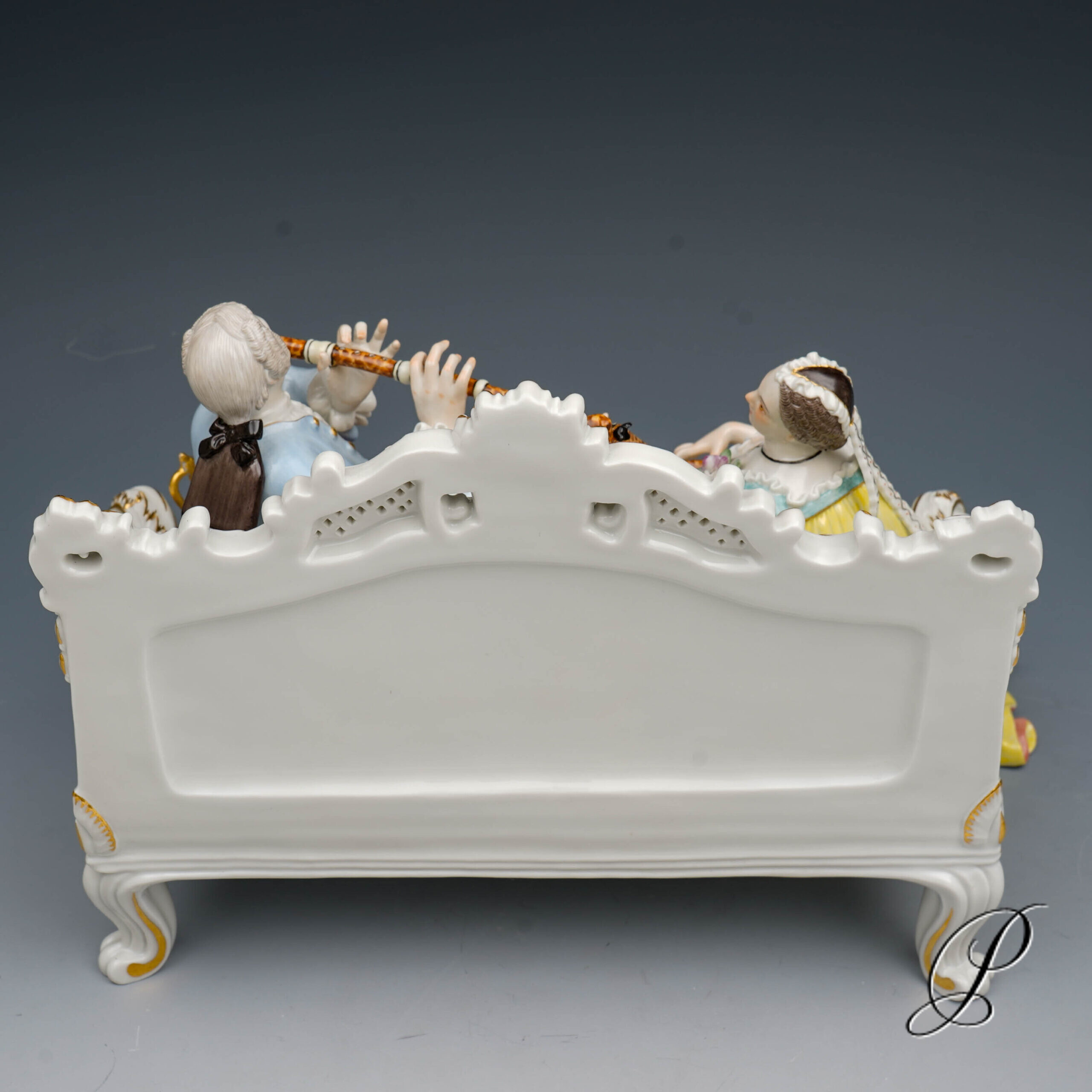Figurengruppe Meissen 1.Wahl "Galante Sofagruppe" – Bild 7
