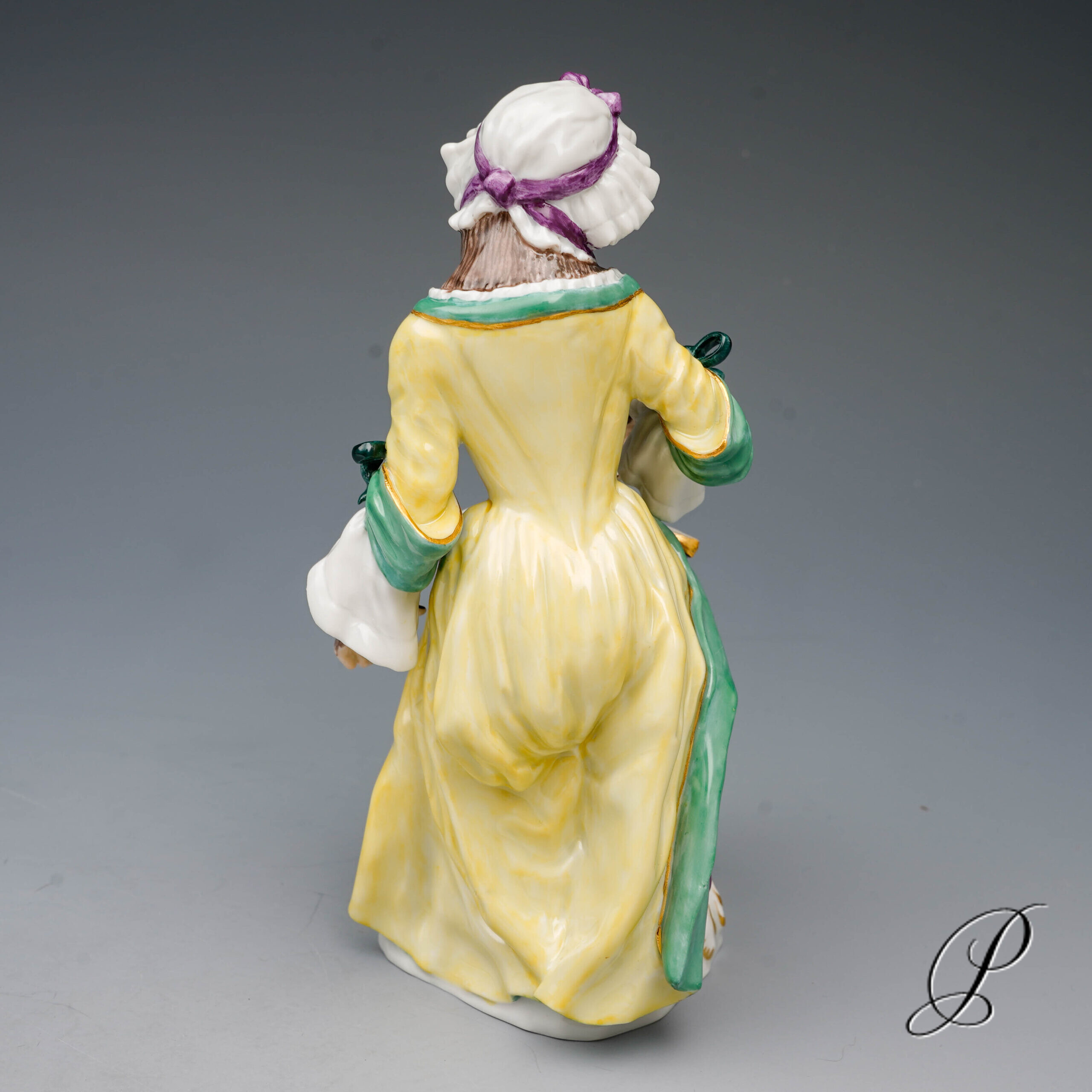 Figur Meissen 1.Wahl Sängerin aus der Affenkapelle – Bild 5