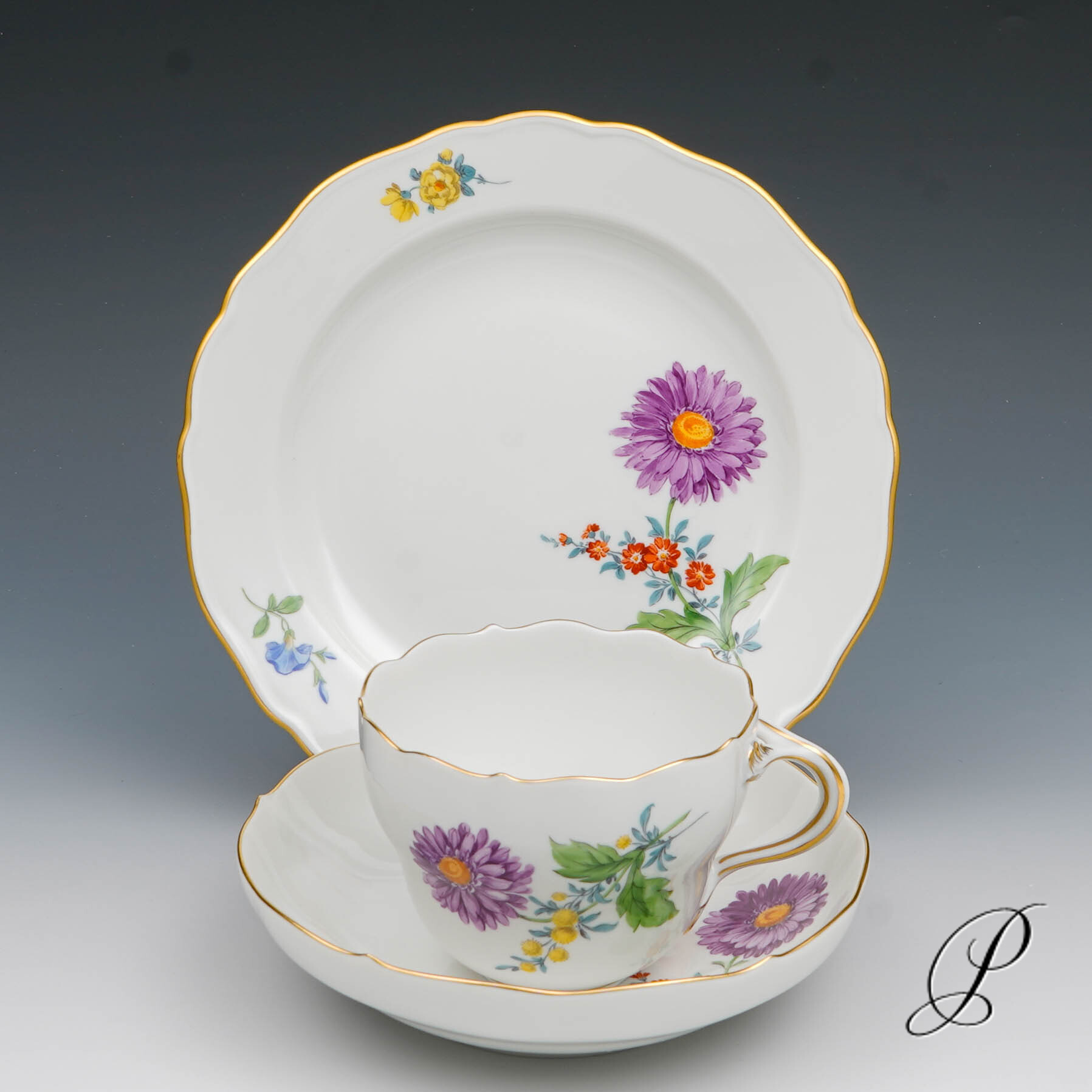 Kaffeeservice Meissen im Dekor Blume2 – Bild 13