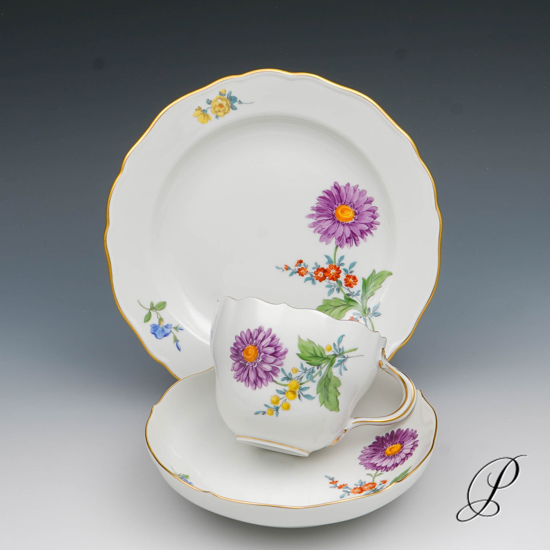 Kaffeeservice Meissen im Dekor Blume2 – Bild 14