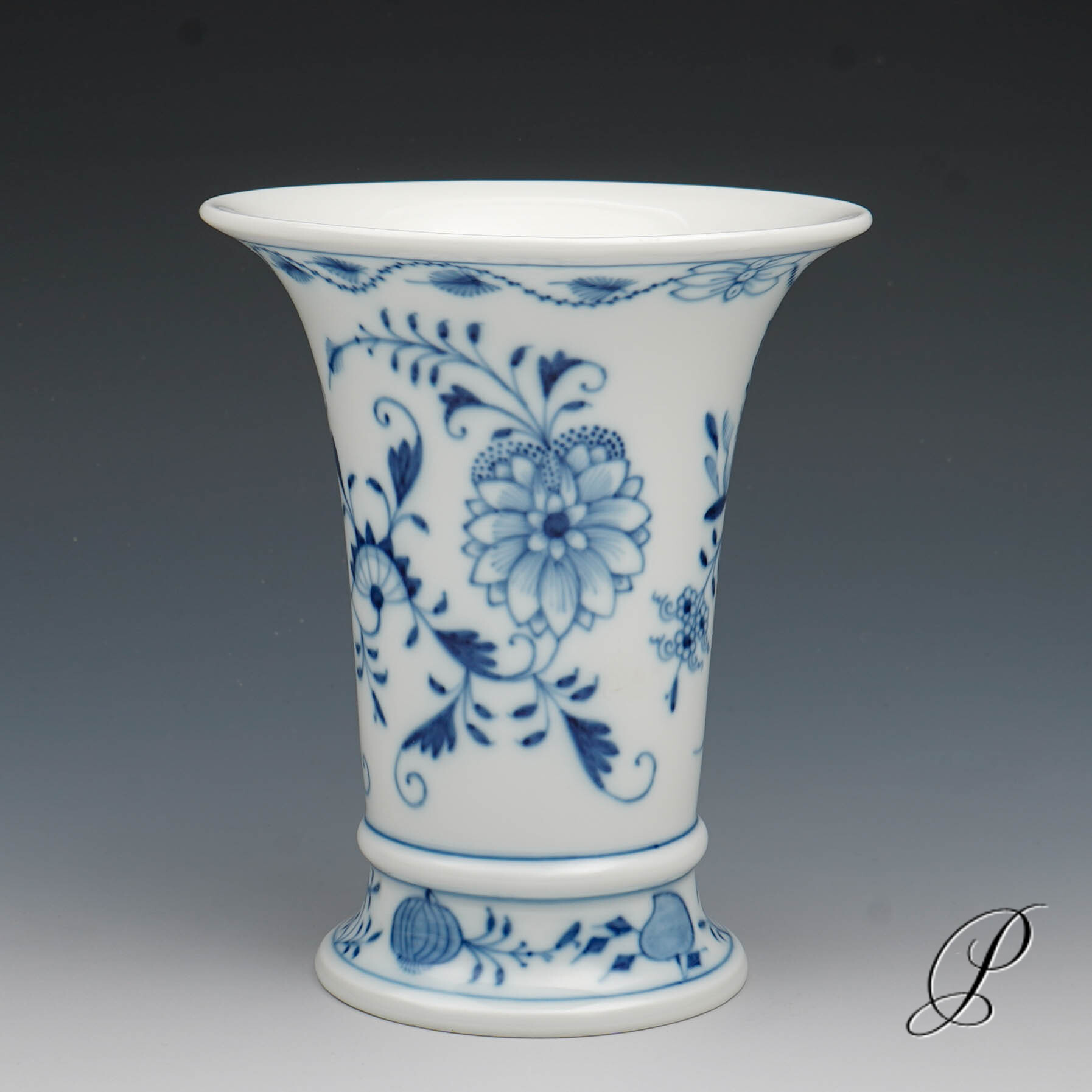Meissen Vase im Dekor Zwiebelmuster – Bild 3