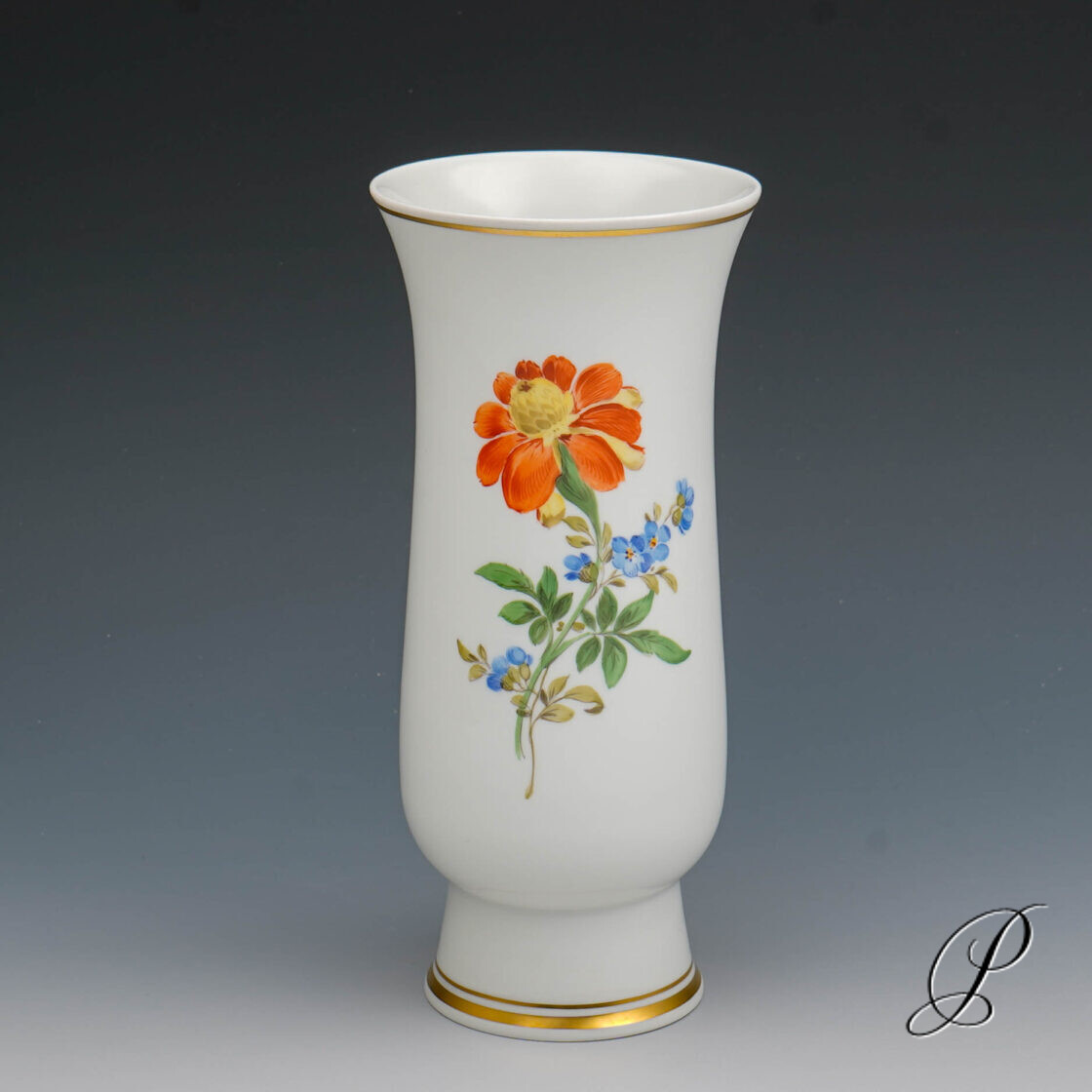 Meissen Vase im Dekor Blume3