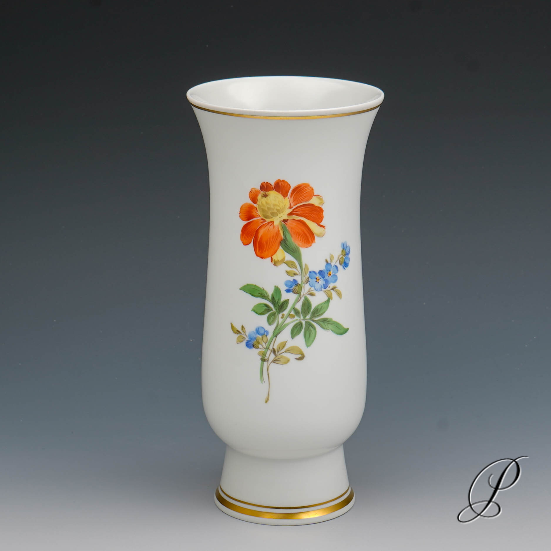 Meissen Vase im Dekor Blume3