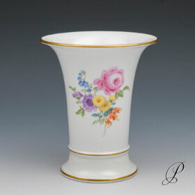 Meissen Vase 1.Wahl mit Blumenbukett NP# 545,- EUR