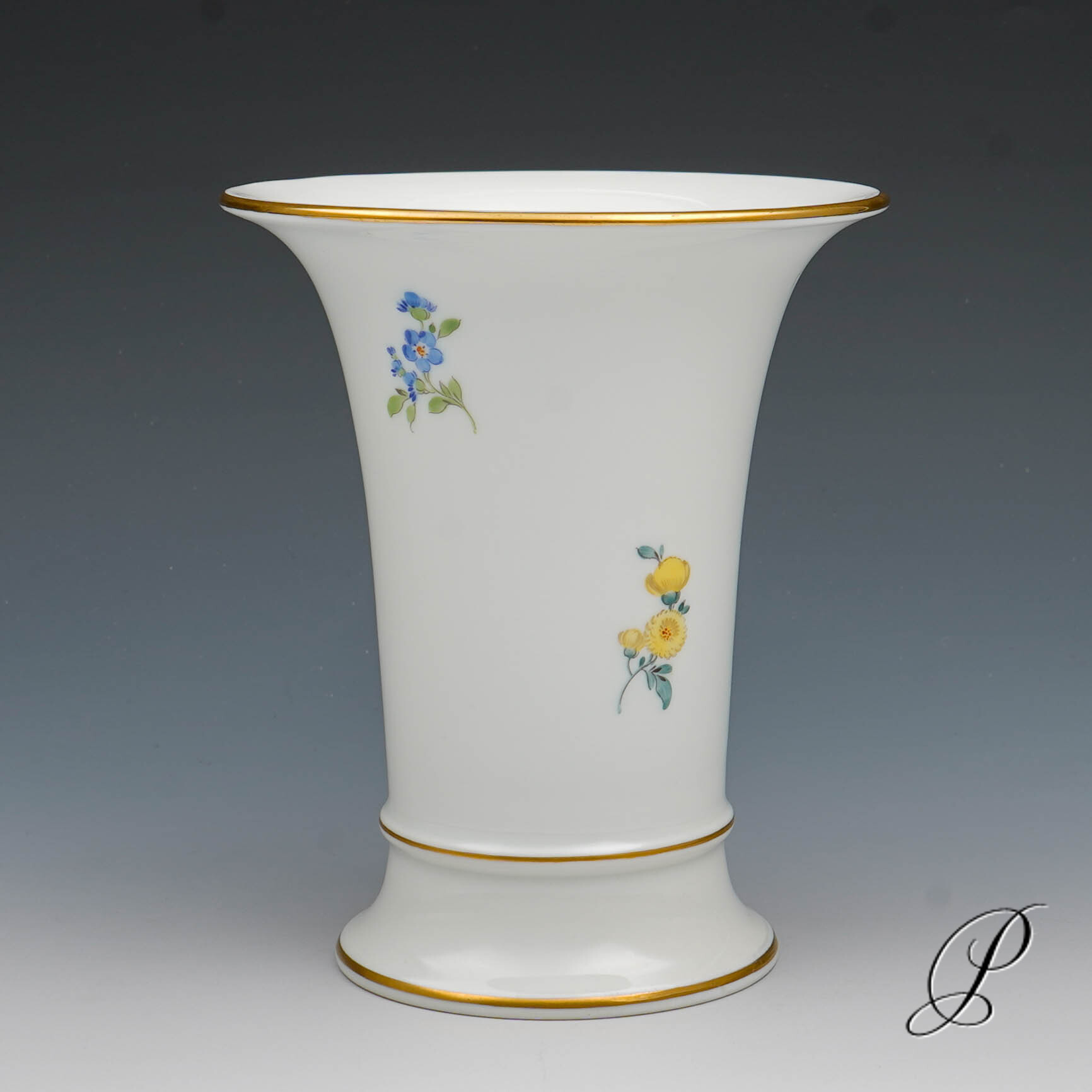 Meissen Vase 1.Wahl mit Blumenbukett NP# 545,- EUR – Bild 4