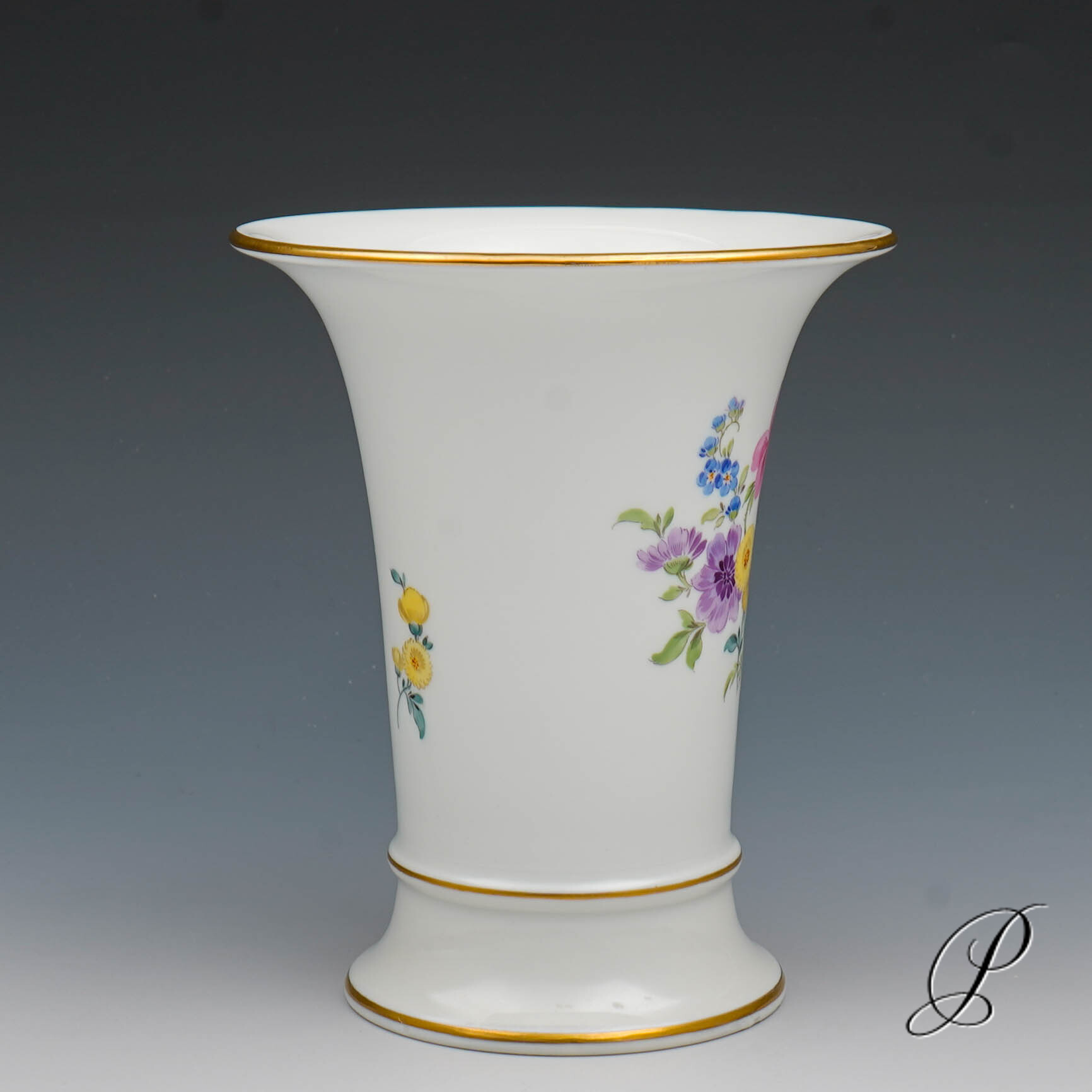 Meissen Vase 1.Wahl mit Blumenbukett NP# 545,- EUR – Bild 5