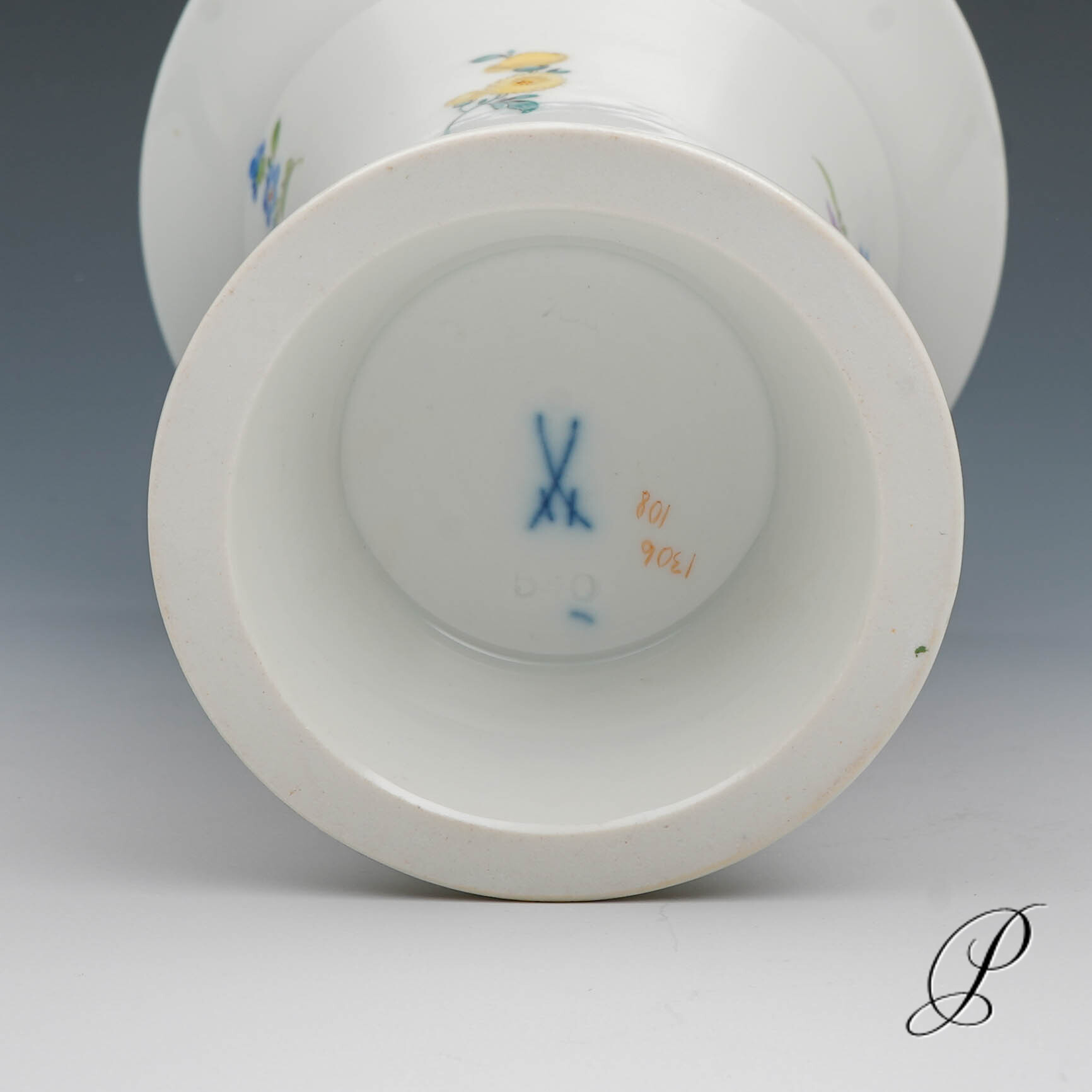 Meissen Vase 1.Wahl mit Blumenbukett NP# 545,- EUR – Bild 6