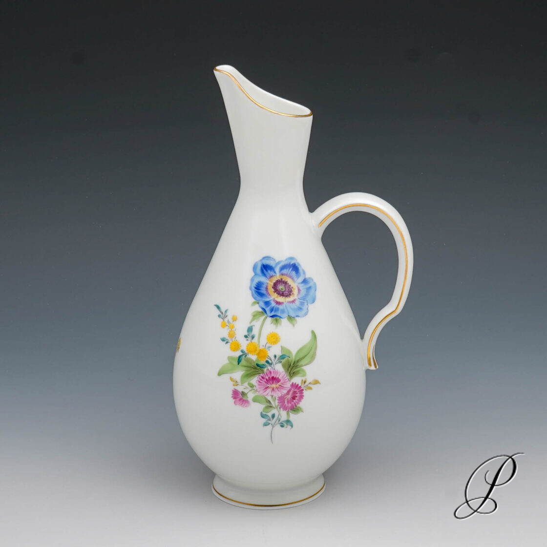 Vase / Kanne Meissen  im Dekor Blume3
