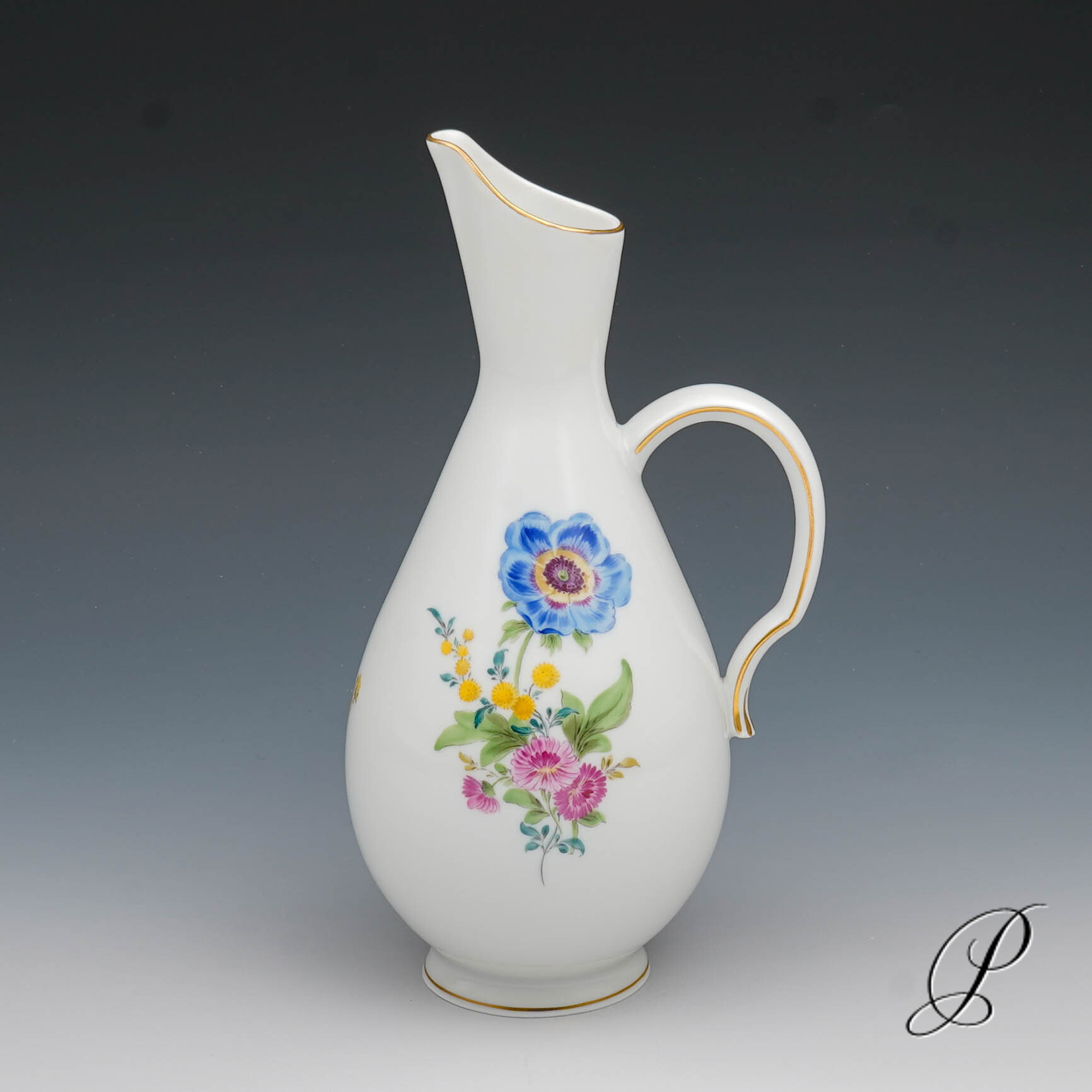 Vase / Kanne Meissen  im Dekor Blume3
