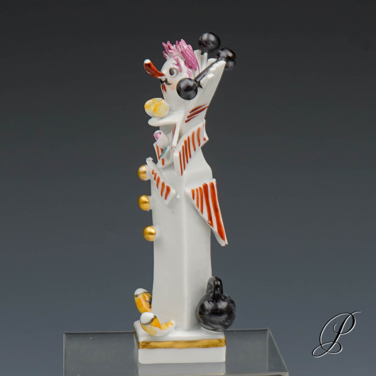 Meissen Figur 1.Wahl Clown mit Gewichten von Peter Strang – Bild 3