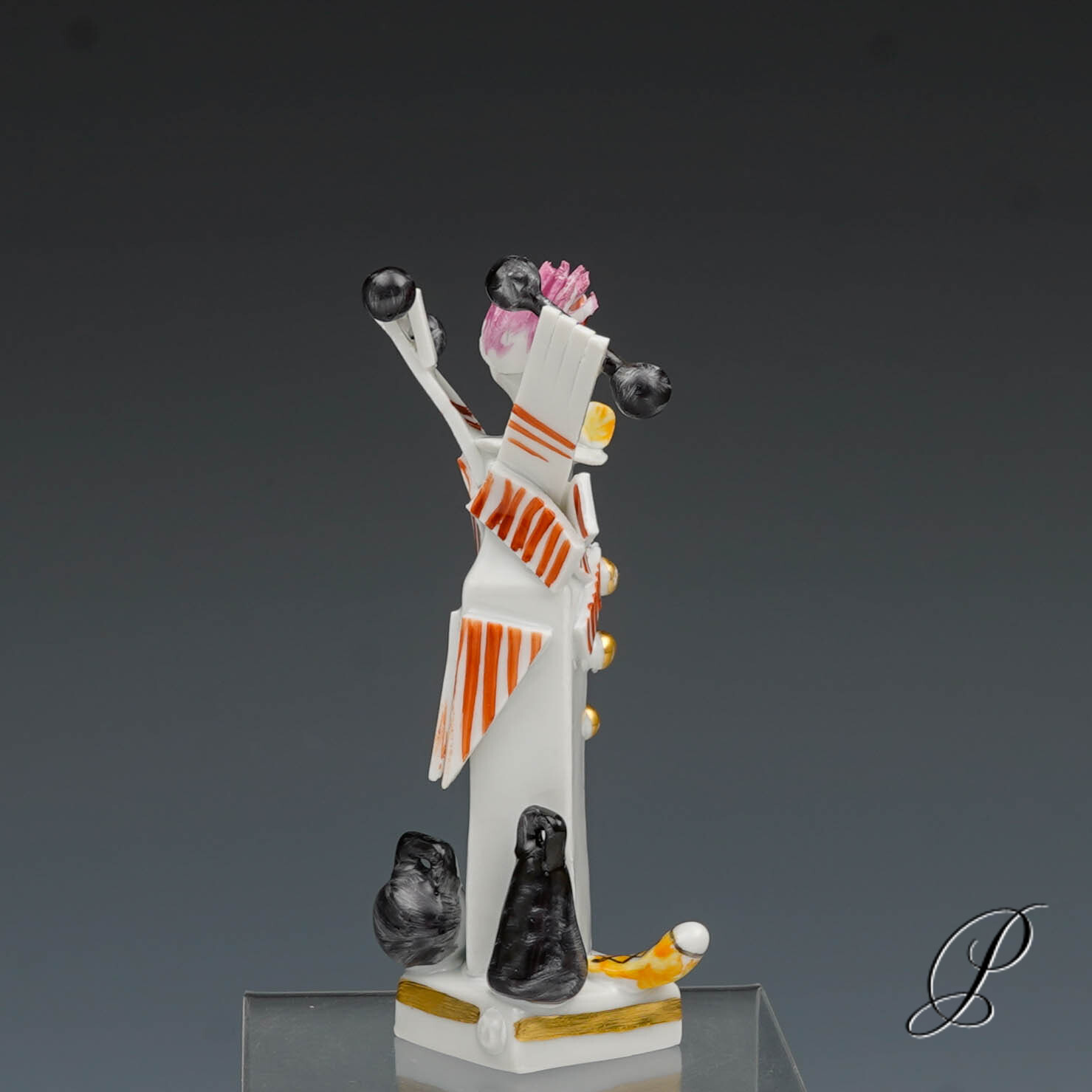 Meissen Figur 1.Wahl Clown mit Gewichten von Peter Strang – Bild 6