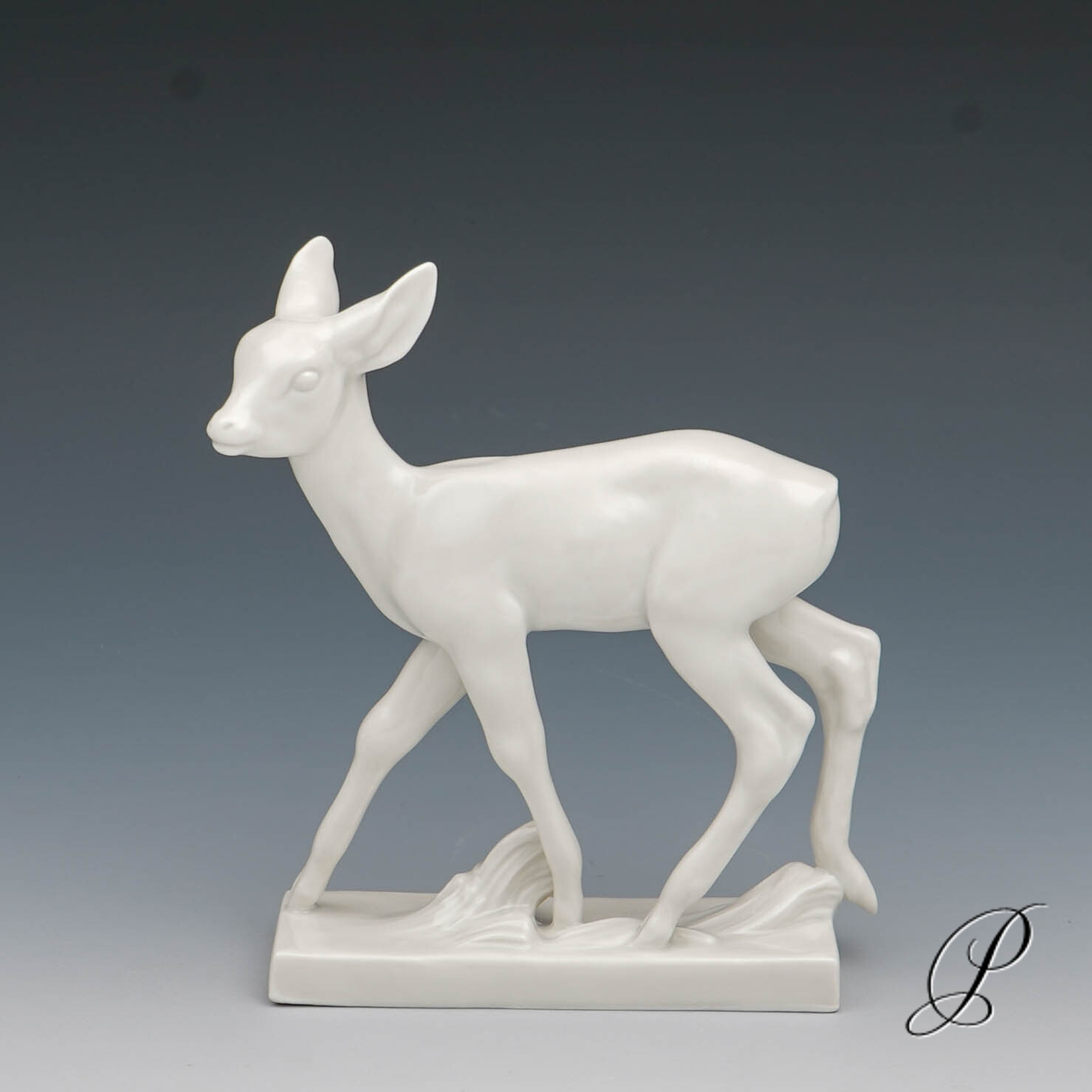 Meissen Figur "Rehkitz" Entwurf Willy Münch-Khe