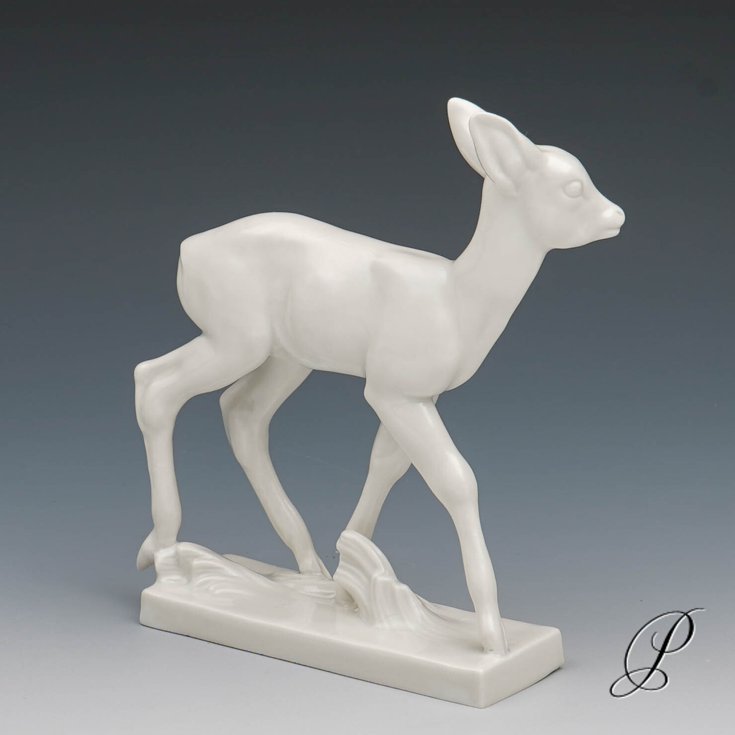 Meissen Figur "Rehkitz" Entwurf Willy Münch-Khe – Bild 4