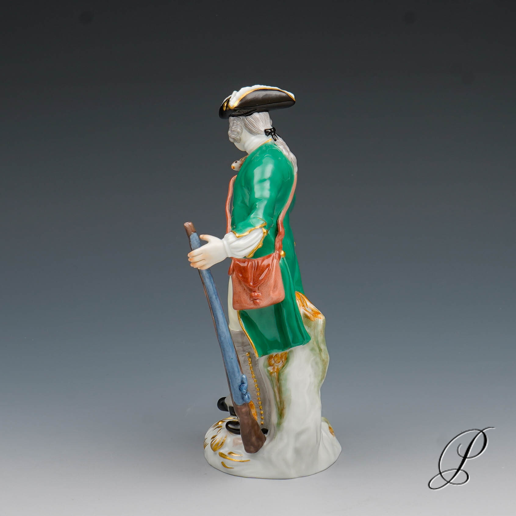 Meissen Figur Pariser Ausrufer "Jäger mit Hund" – Bild 3