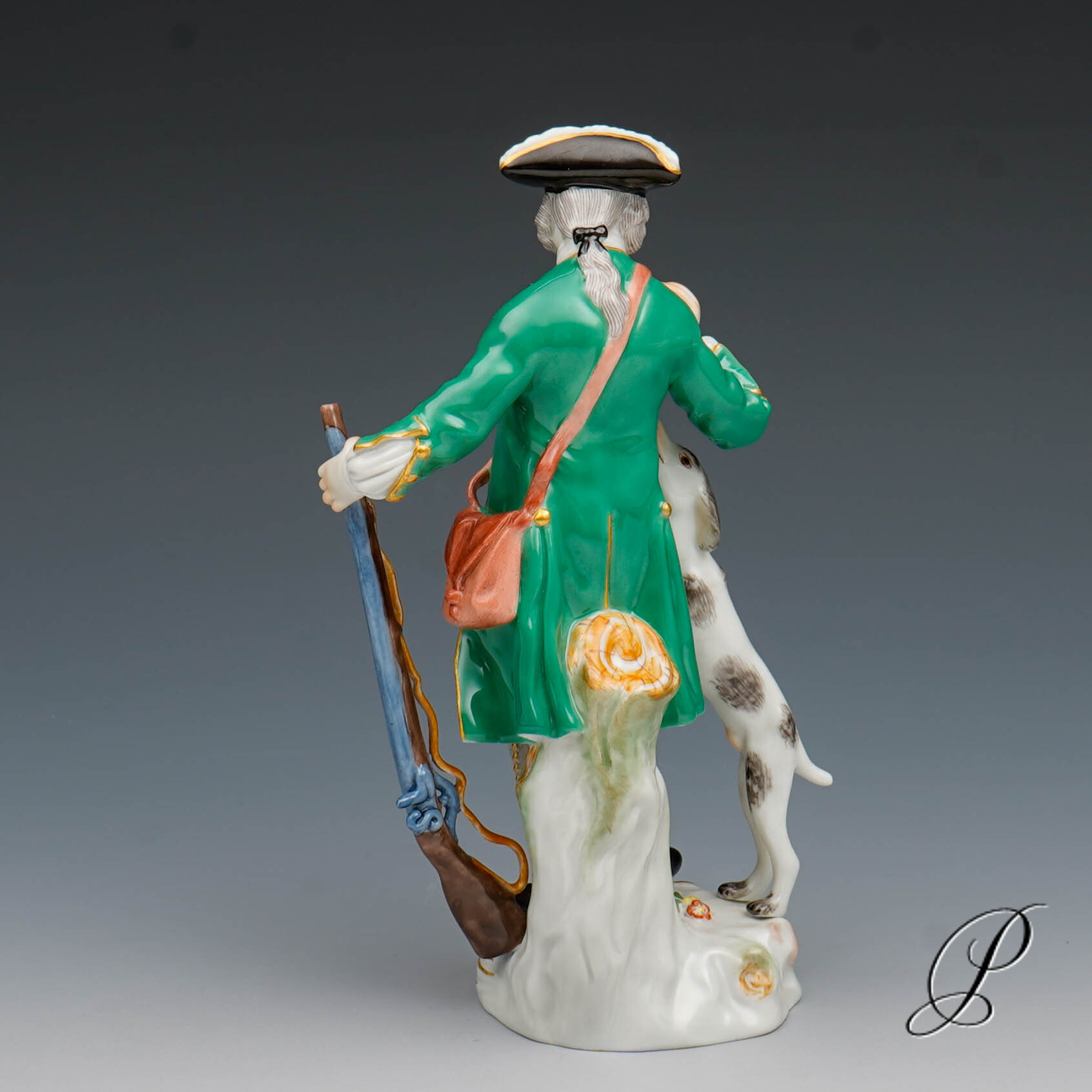 Meissen Figur Pariser Ausrufer "Jäger mit Hund" – Bild 4