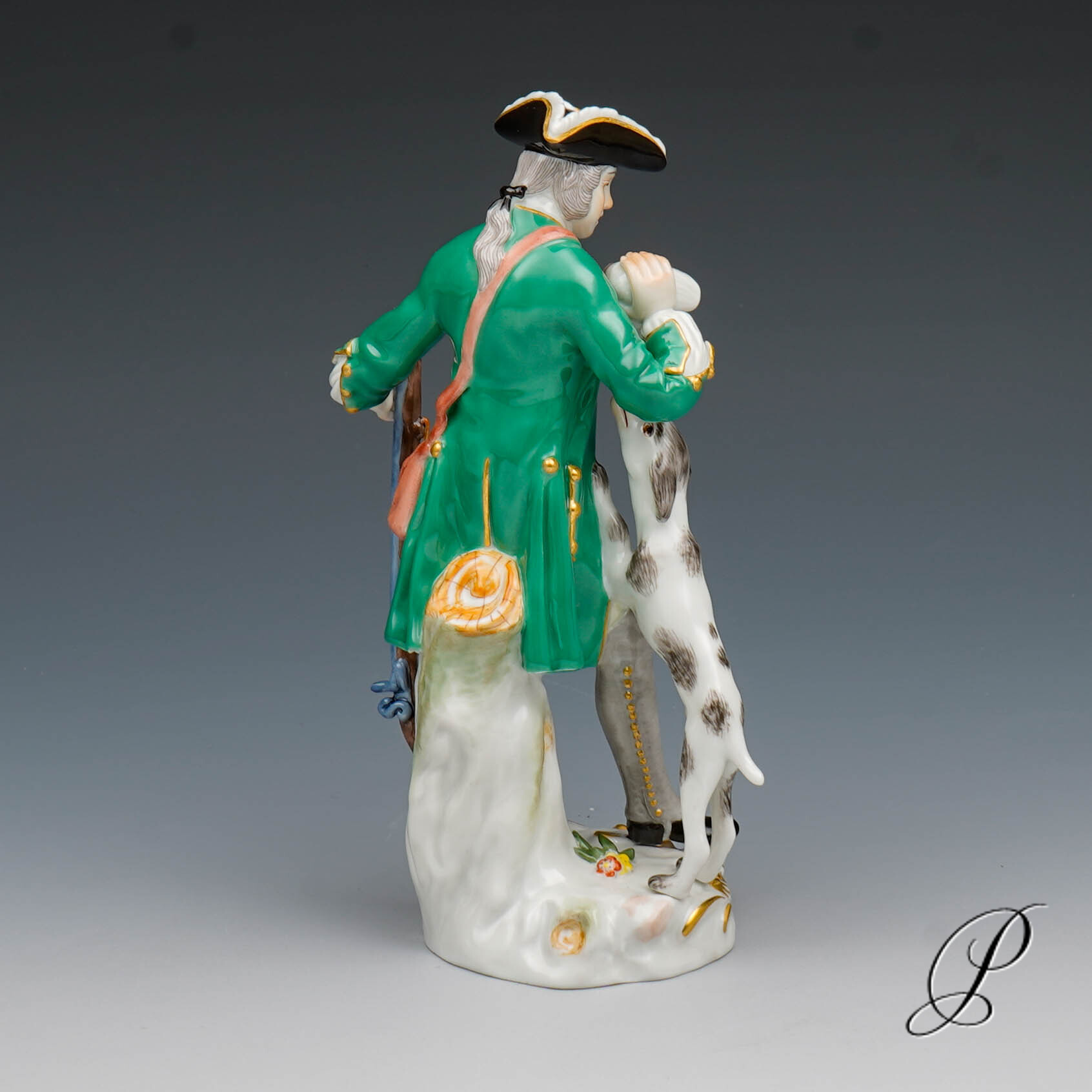 Meissen Figur Pariser Ausrufer "Jäger mit Hund" – Bild 5
