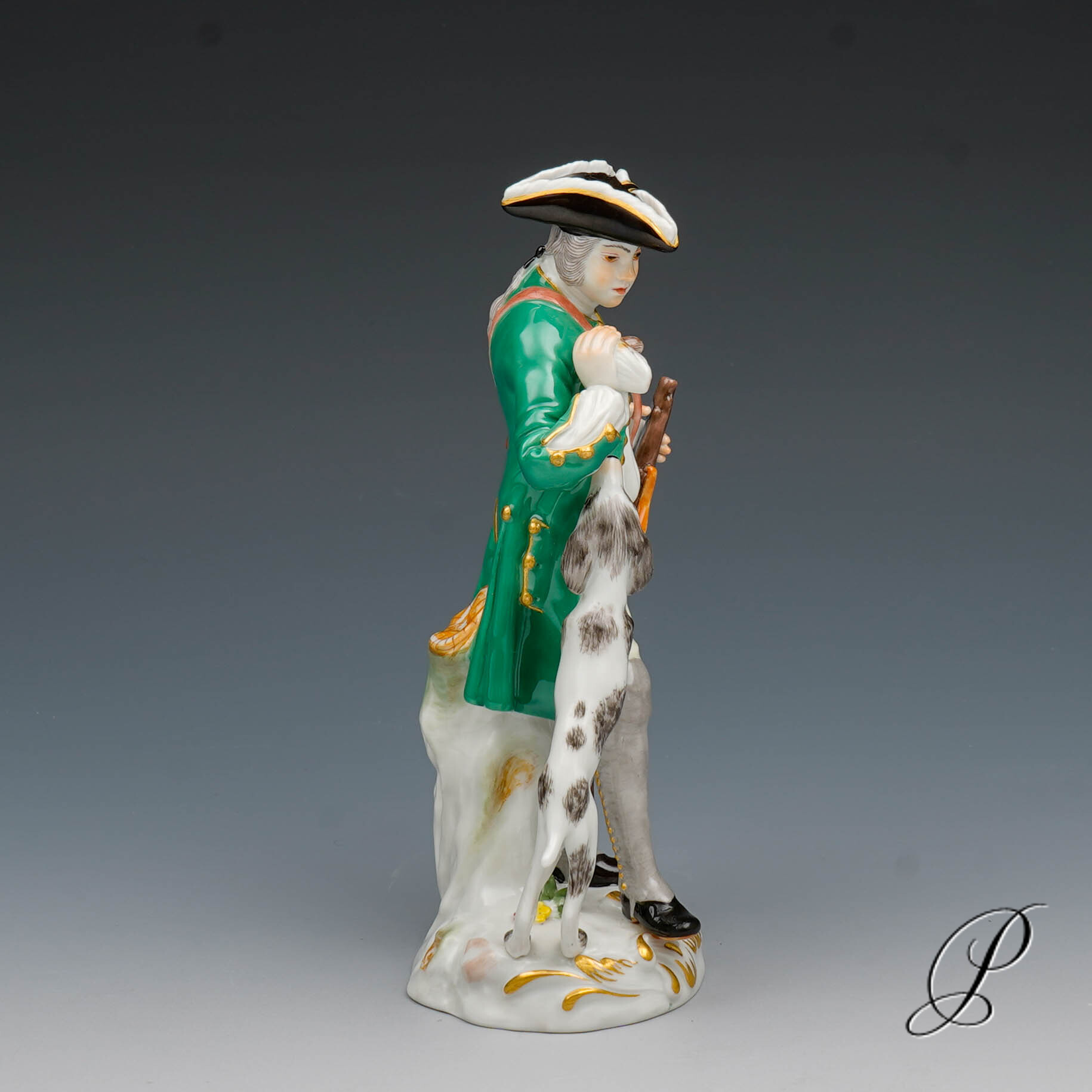 Meissen Figur Pariser Ausrufer "Jäger mit Hund" – Bild 6