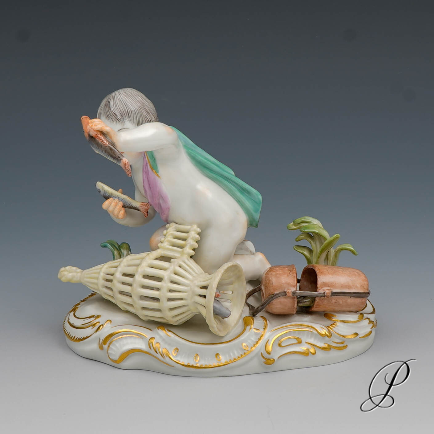 Meissen Figur 1.Wahl - aus den 4 Elementen - das Wasser – Bild 2