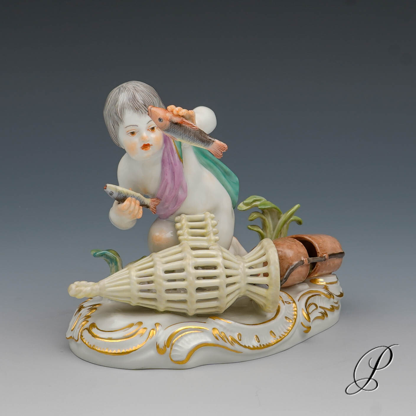 Meissen Figur 1.Wahl - aus den 4 Elementen - das Wasser