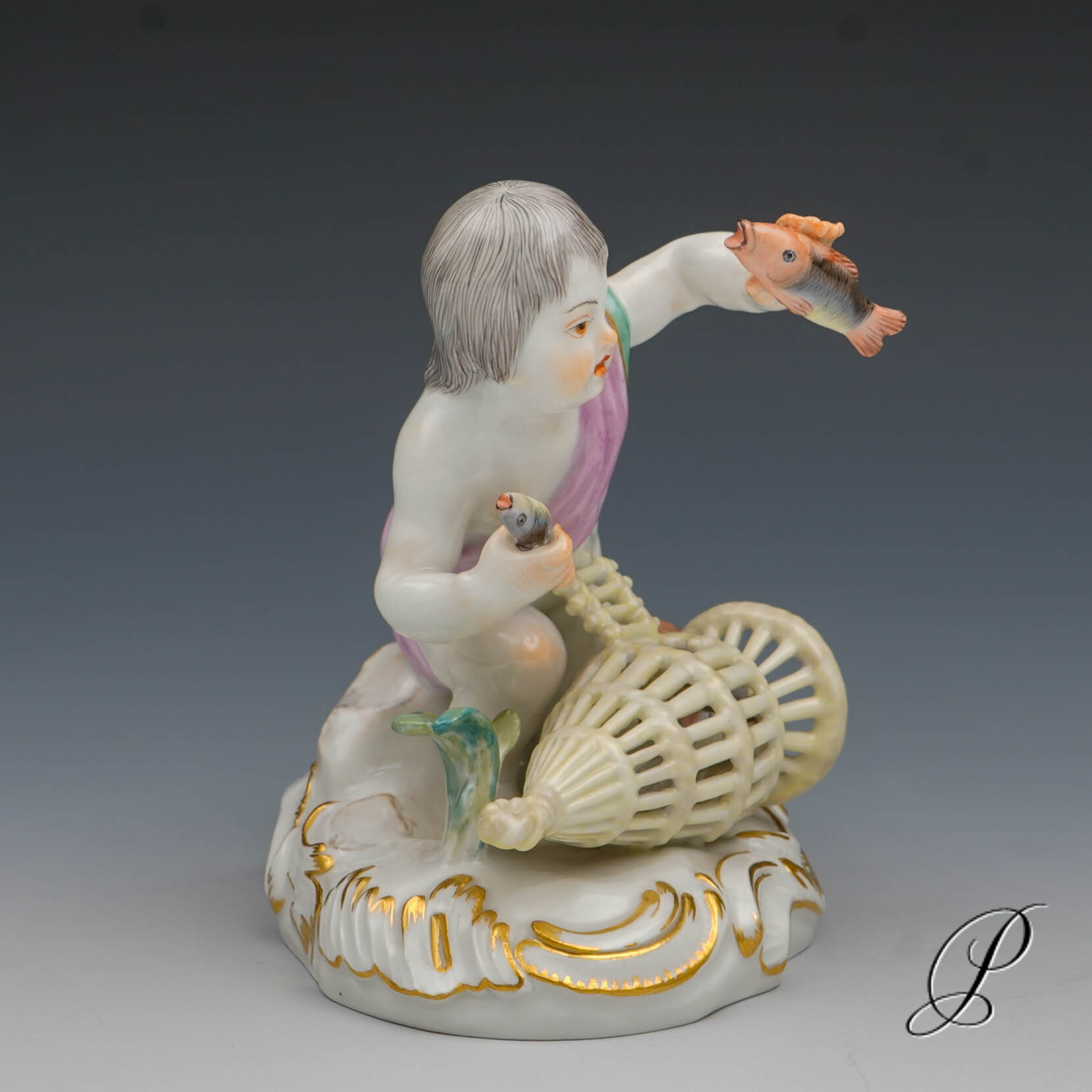 Meissen Figur 1.Wahl - aus den 4 Elementen - das Wasser – Bild 3