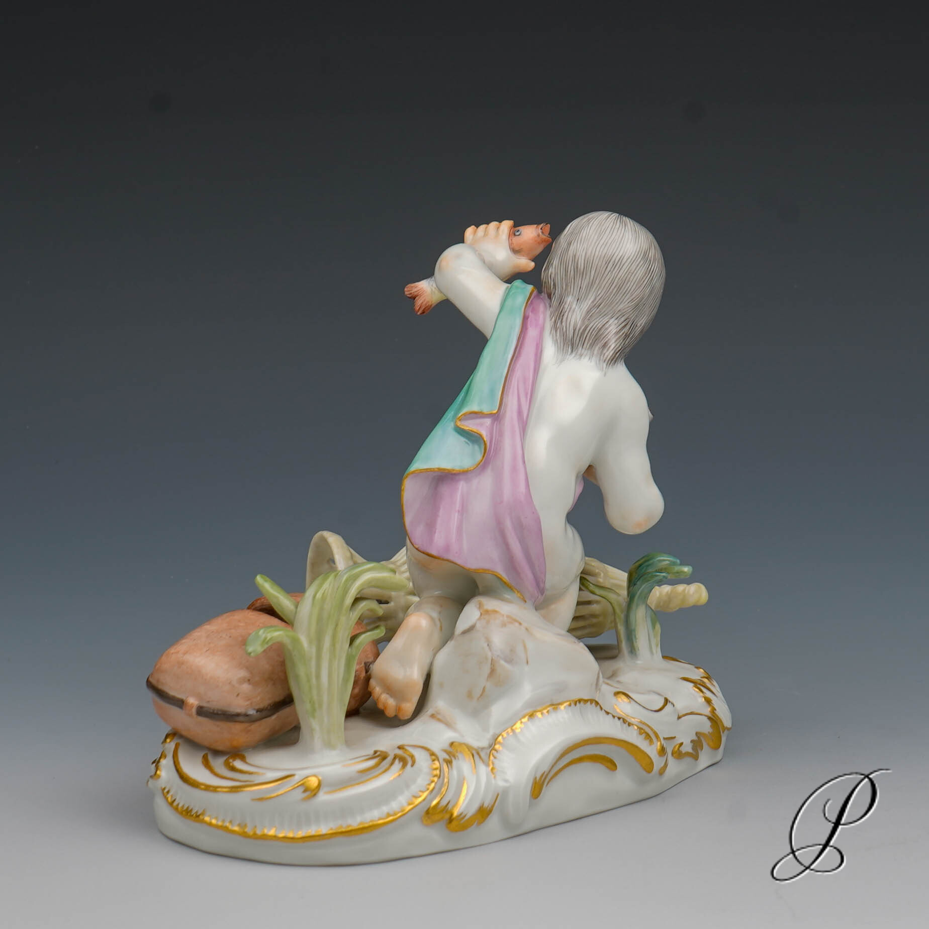 Meissen Figur 1.Wahl - aus den 4 Elementen - das Wasser – Bild 6