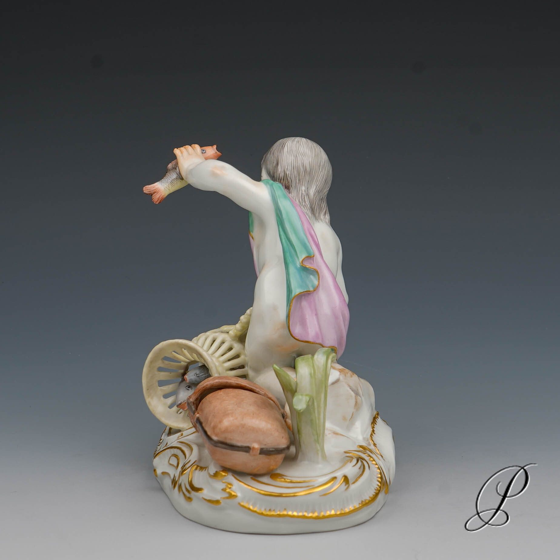 Meissen Figur 1.Wahl - aus den 4 Elementen - das Wasser – Bild 7