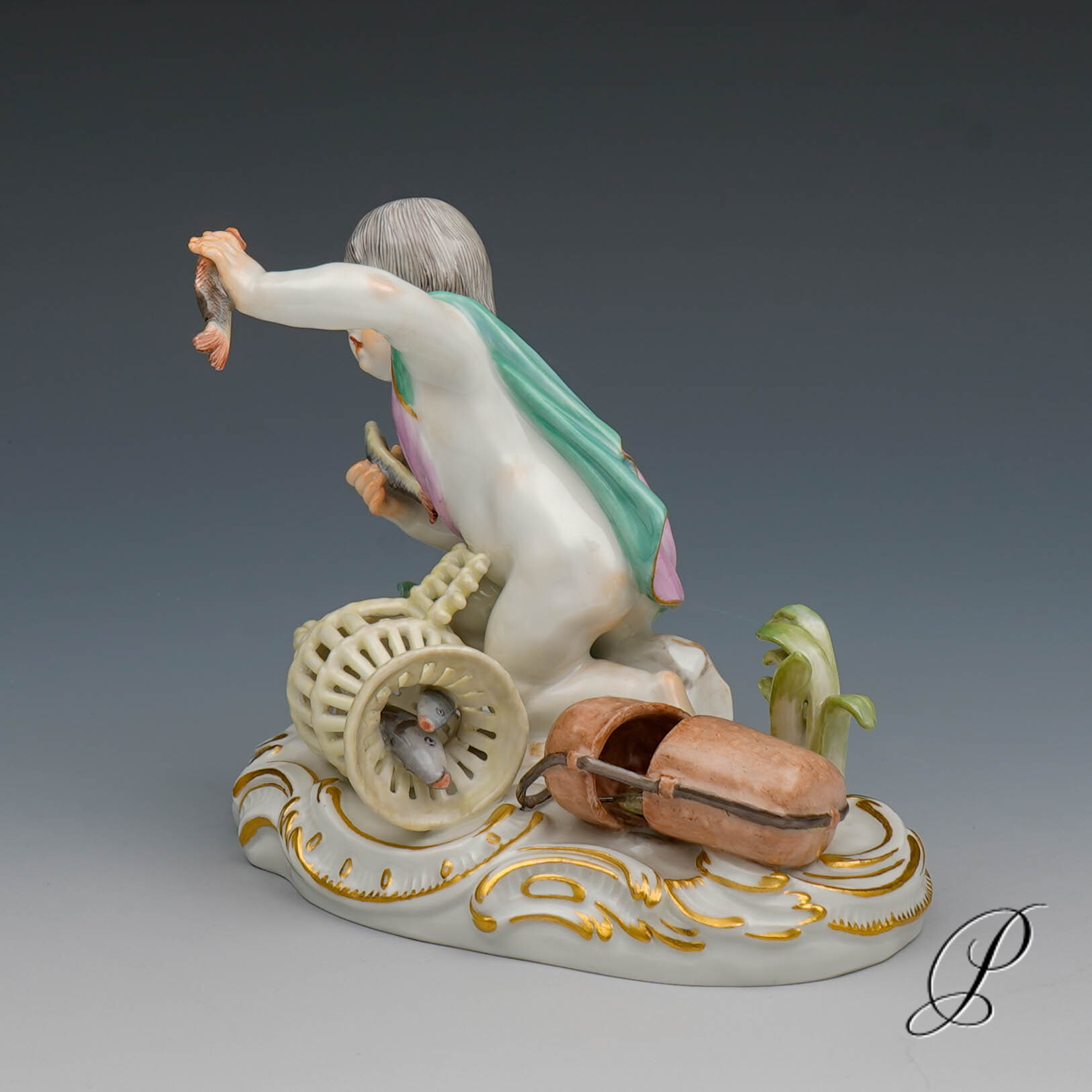 Meissen Figur 1.Wahl - aus den 4 Elementen - das Wasser – Bild 8