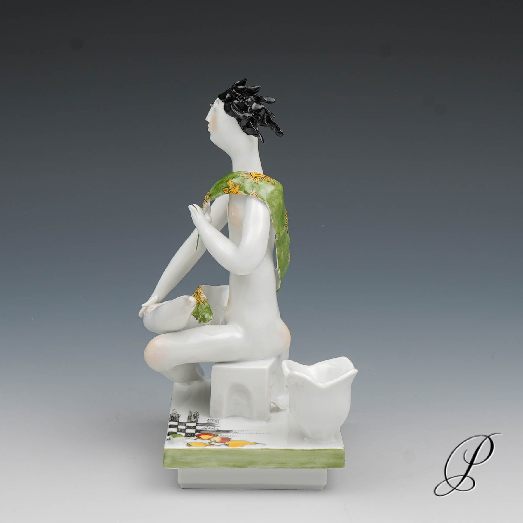 sehr seltene Leuchter - Figuren von Silvia Klöde "Adam und Eva" – Bild 14