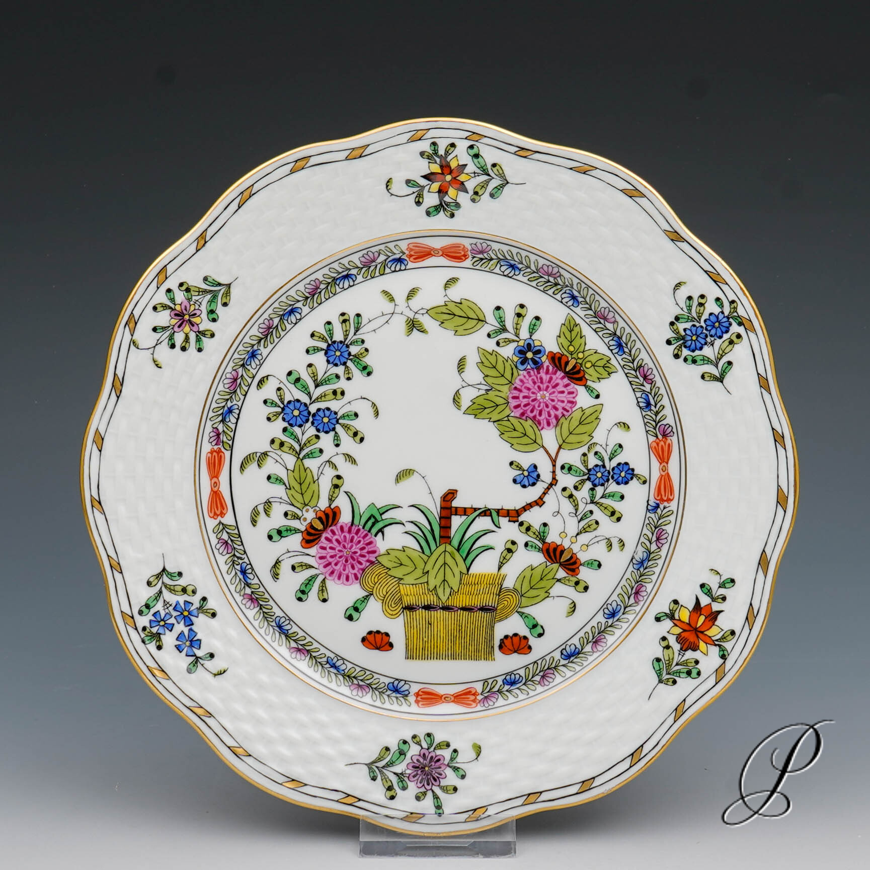 6 Teegedecke Herend im Dekor Fleurs des Indes - Multicolour – Bild 7