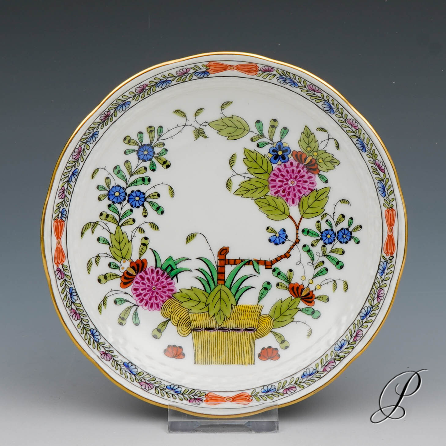 6 Teegedecke Herend im Dekor Fleurs des Indes - Multicolour – Bild 9