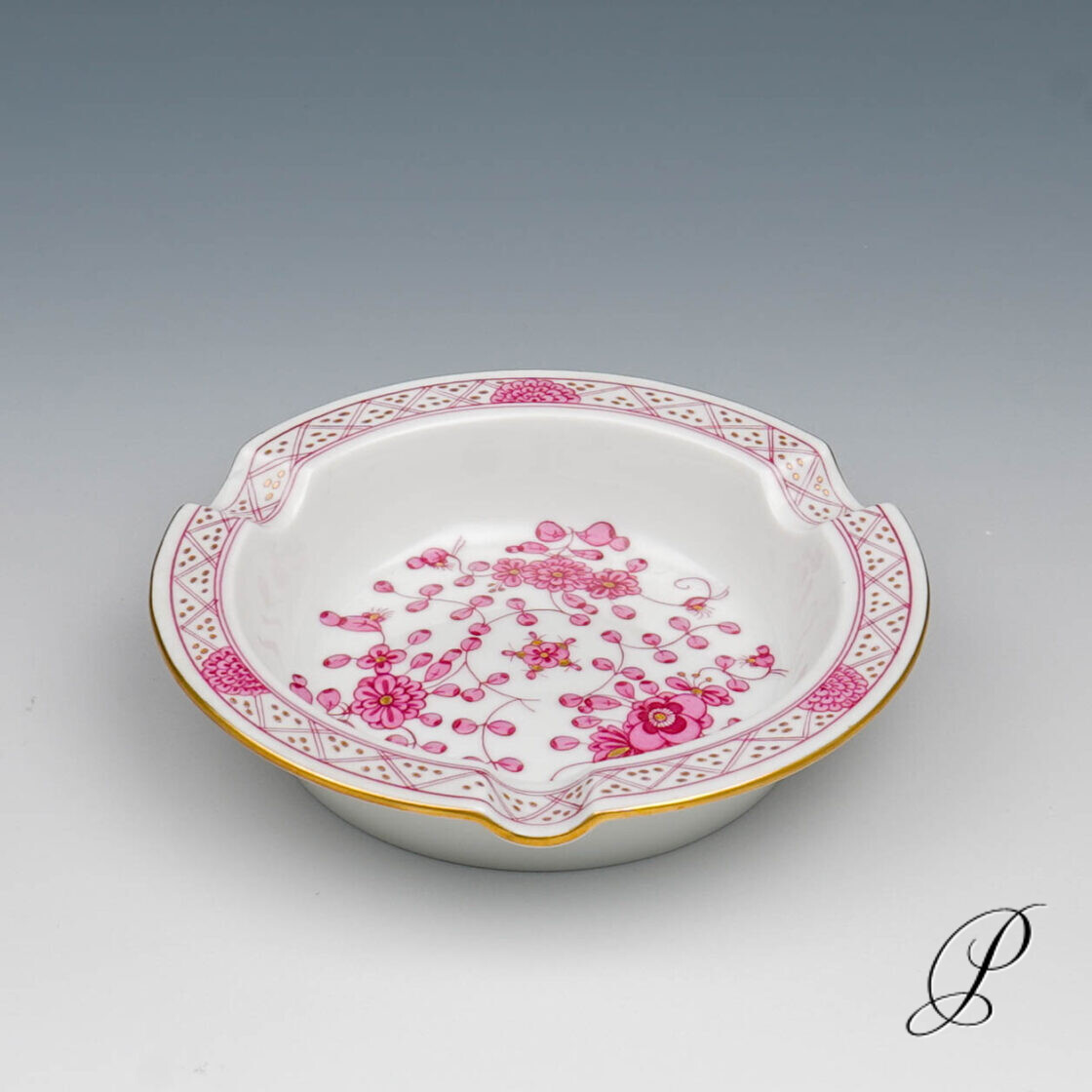Ascher Meissen 1.Wahl reiche Indische Malerei purpur NP# 359,- EUR