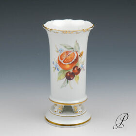 Meissen Vase 1.Wahl mit Obstmalerei