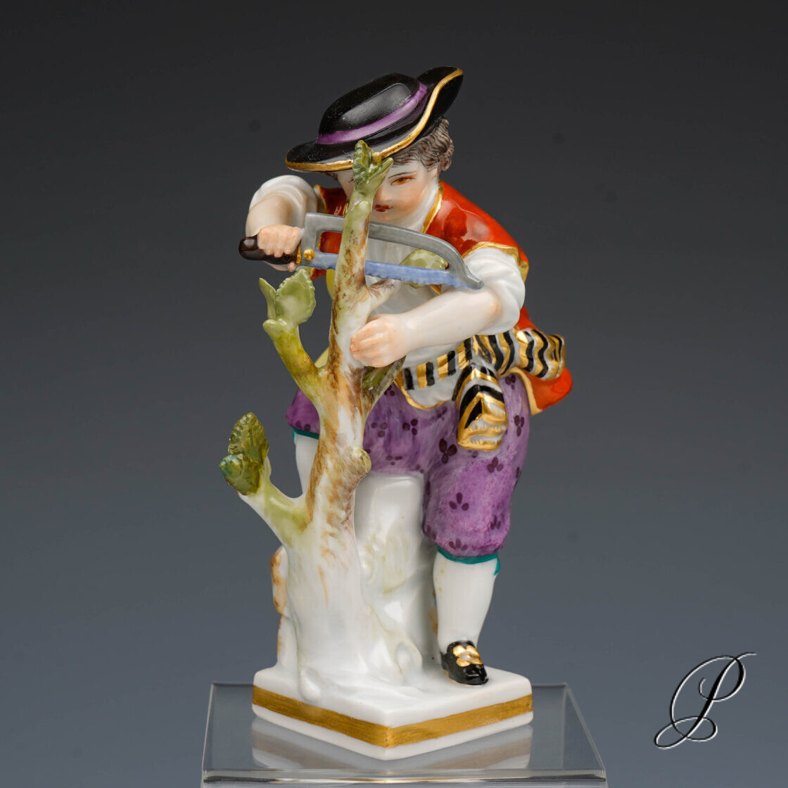 Meissen Figur Gärtnerkind 1.Wahl von Michel Victor Acier