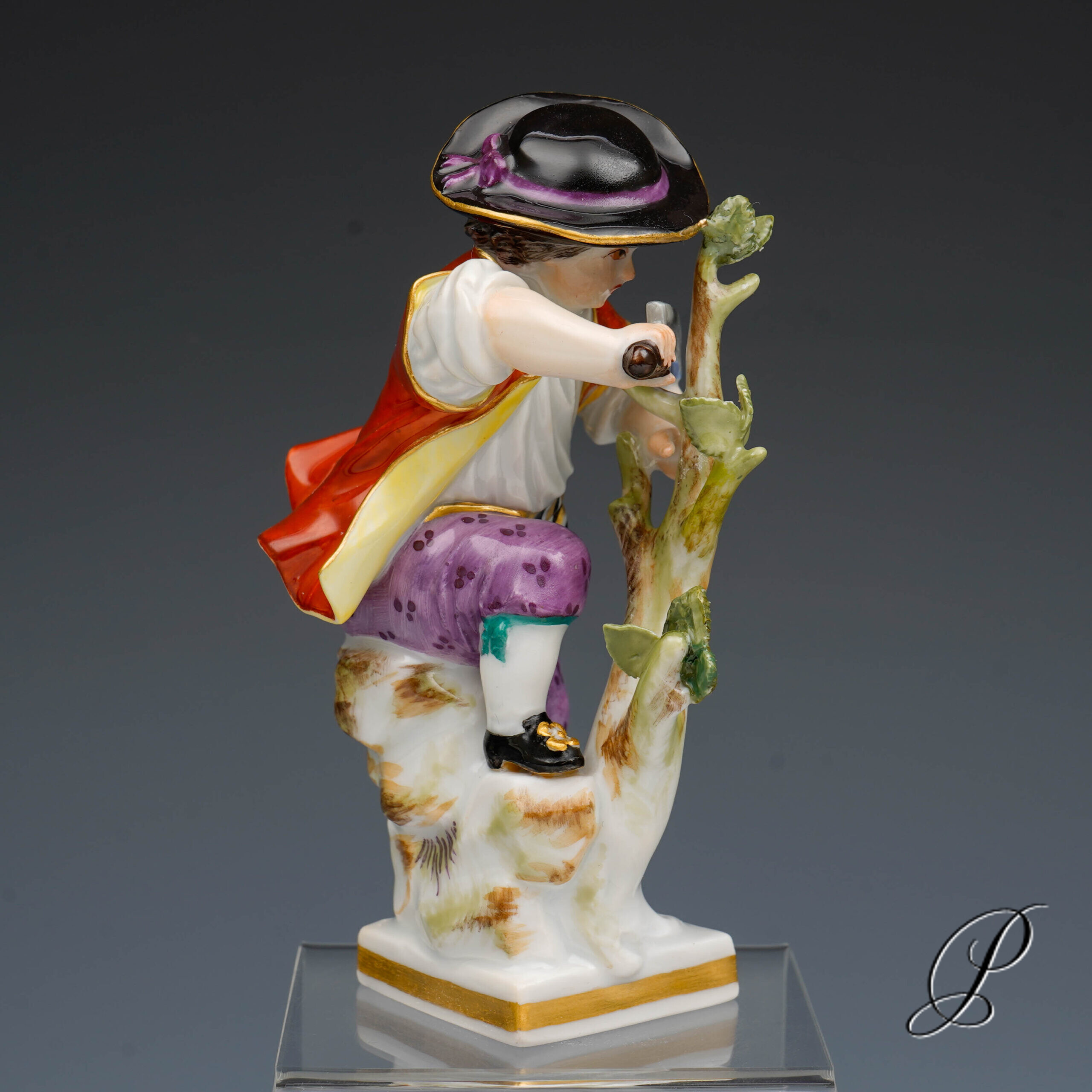 Meissen Figur Gärtnerkind 1.Wahl von Michel Victor Acier – Bild 8