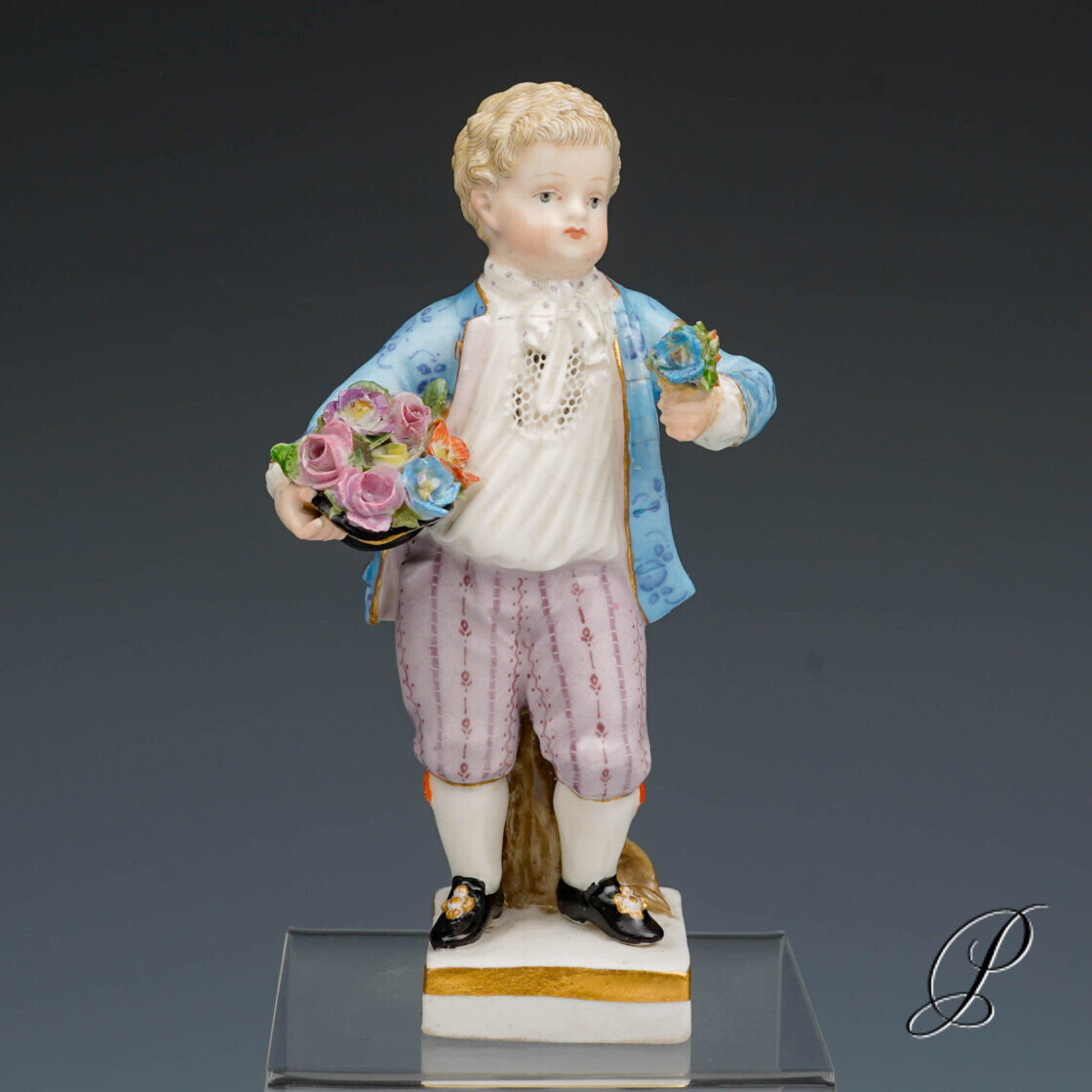 Meissen Gärtnerkind Knaufzeit um 1860 Jhd. von Michel Victor Acier