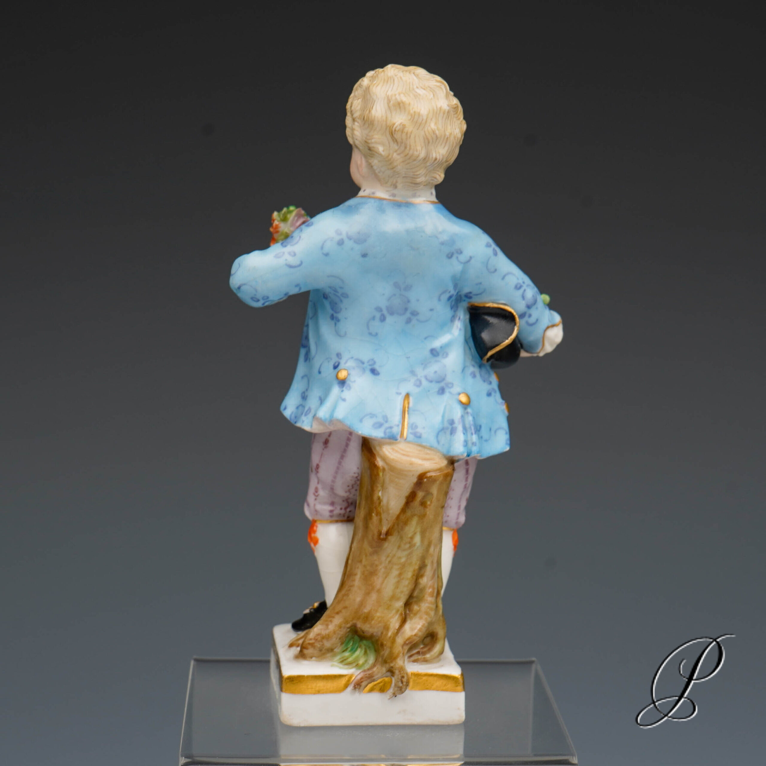 Meissen Gärtnerkind Knaufzeit um 1860 Jhd. von Michel Victor Acier – Bild 2
