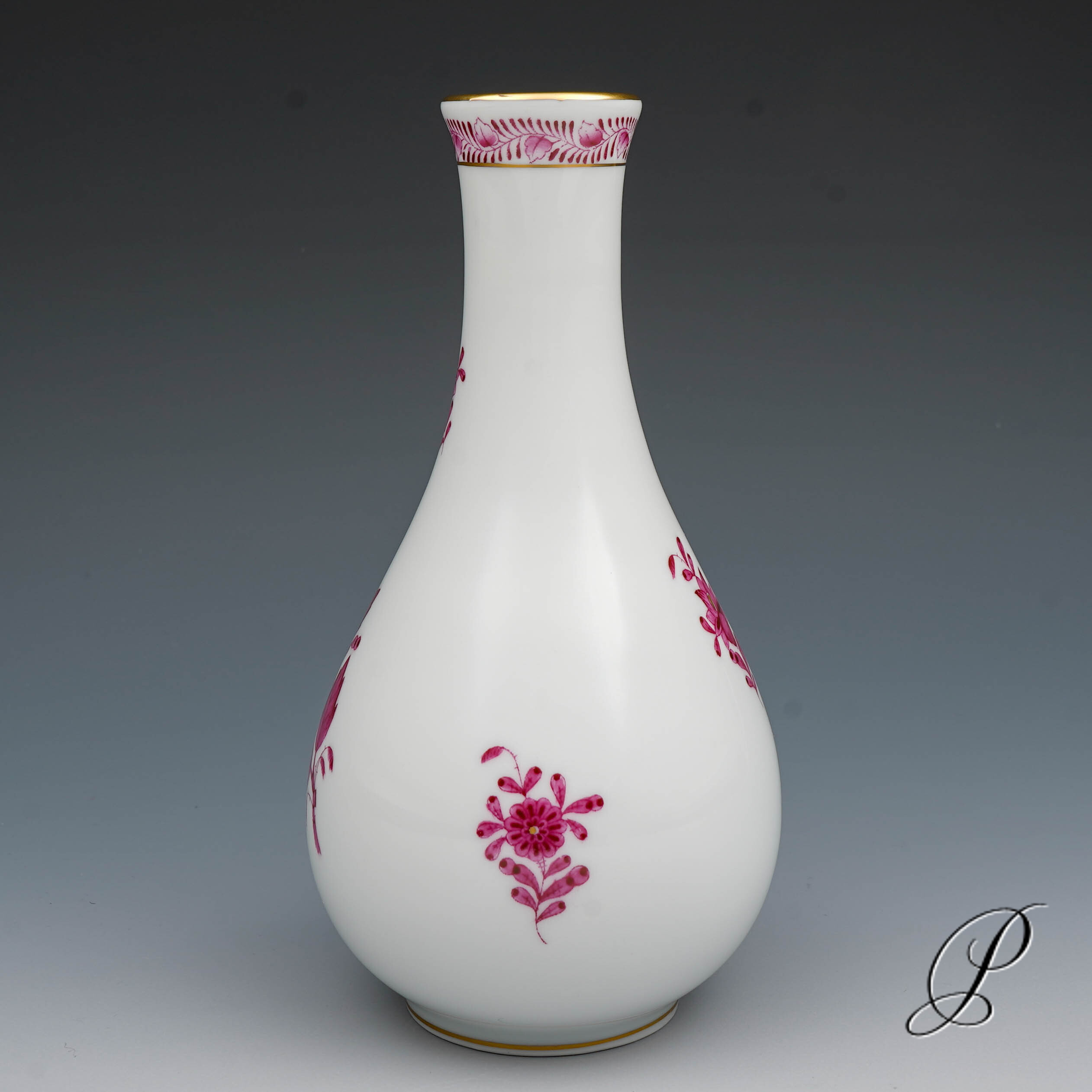 Herend Vase im Dekor Apponyi purpur – Bild 2