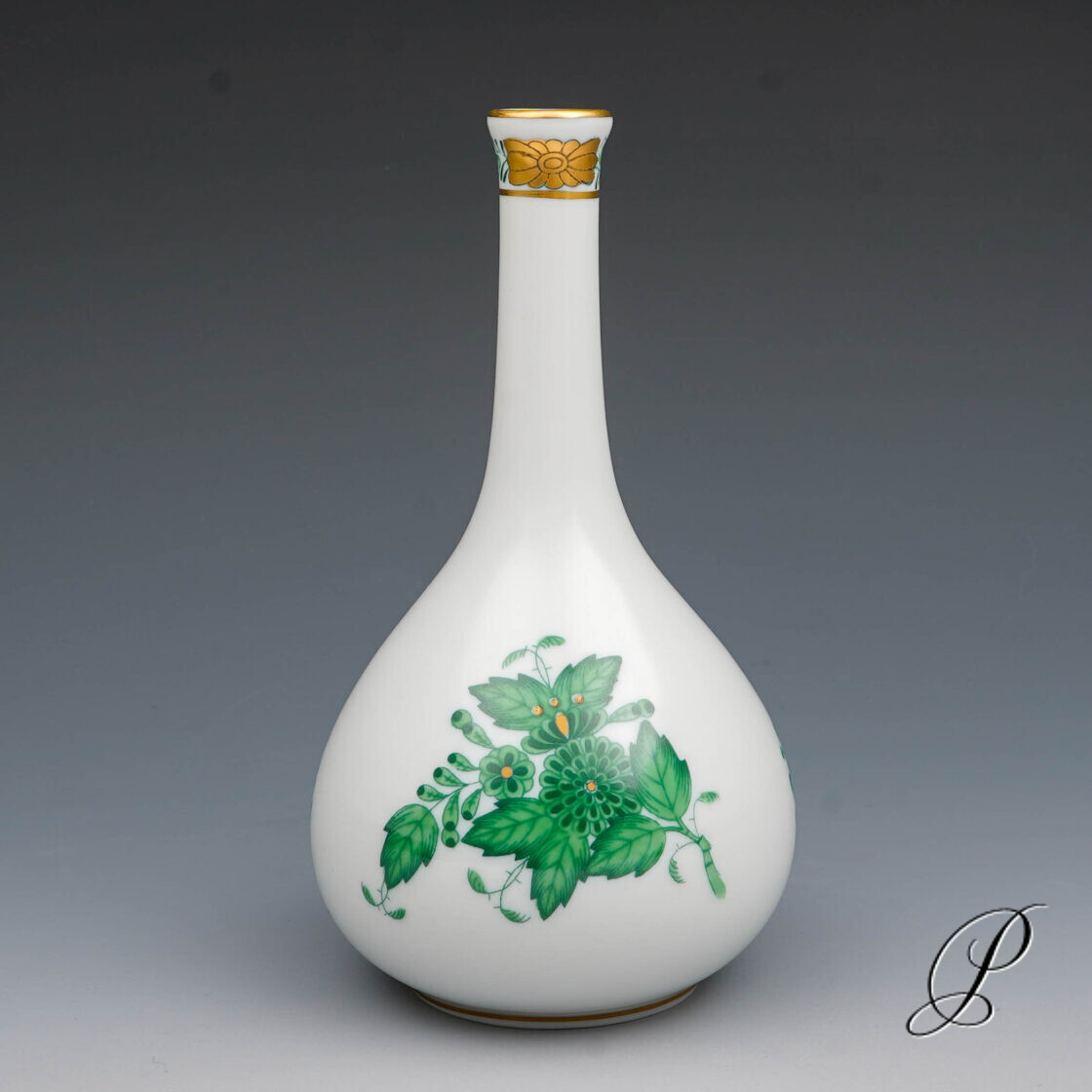 kleine Vase Herend Apponyi grün
