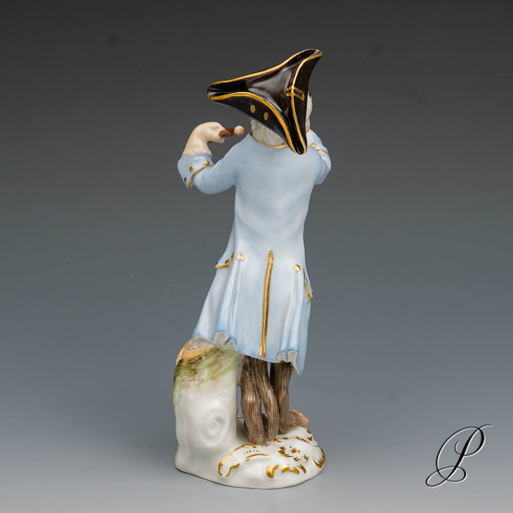 Meissen Figur 1.Wahl der Paukenschläger aus der Affenkapelle – Bild 7