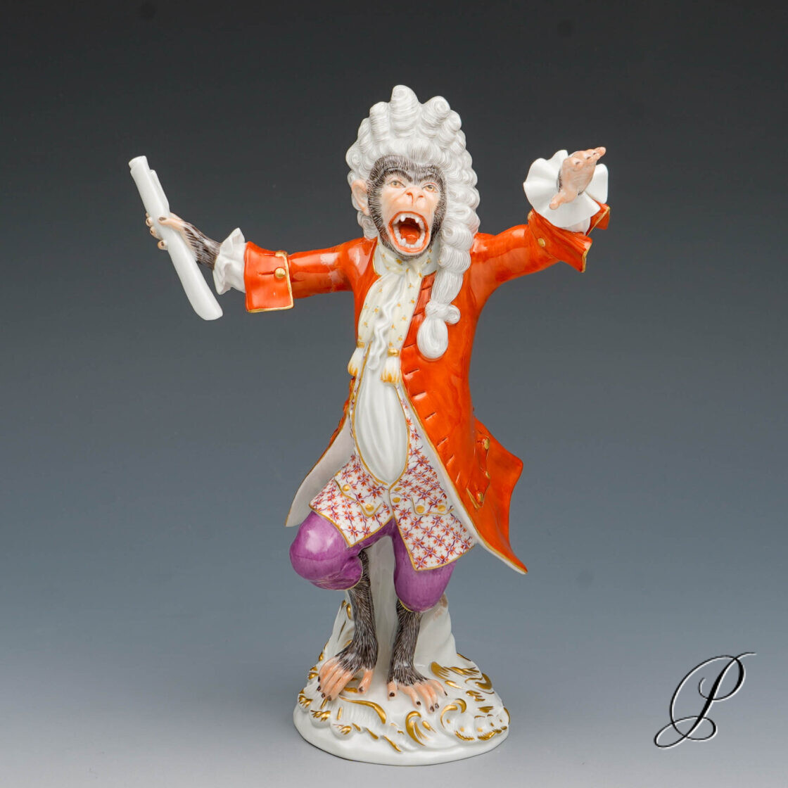 Meissen Kapellmeister der Affenkapelle von Johann Joachim Kaendler