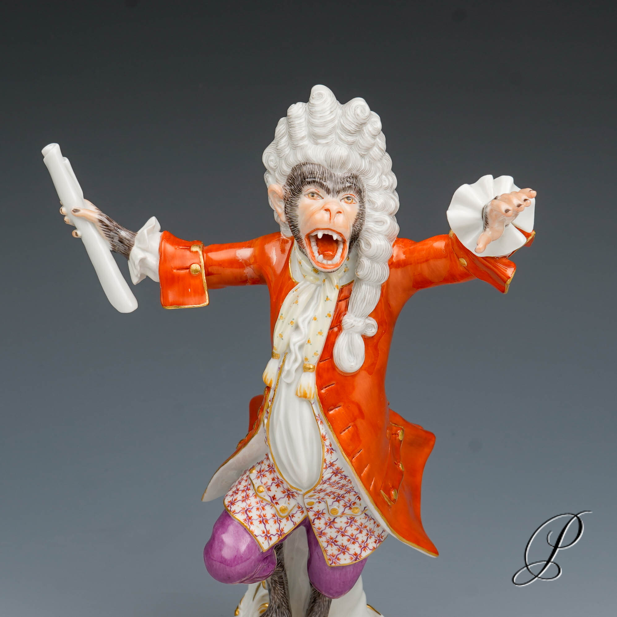Meissen Kapellmeister der Affenkapelle von Johann Joachim Kaendler – Bild 2