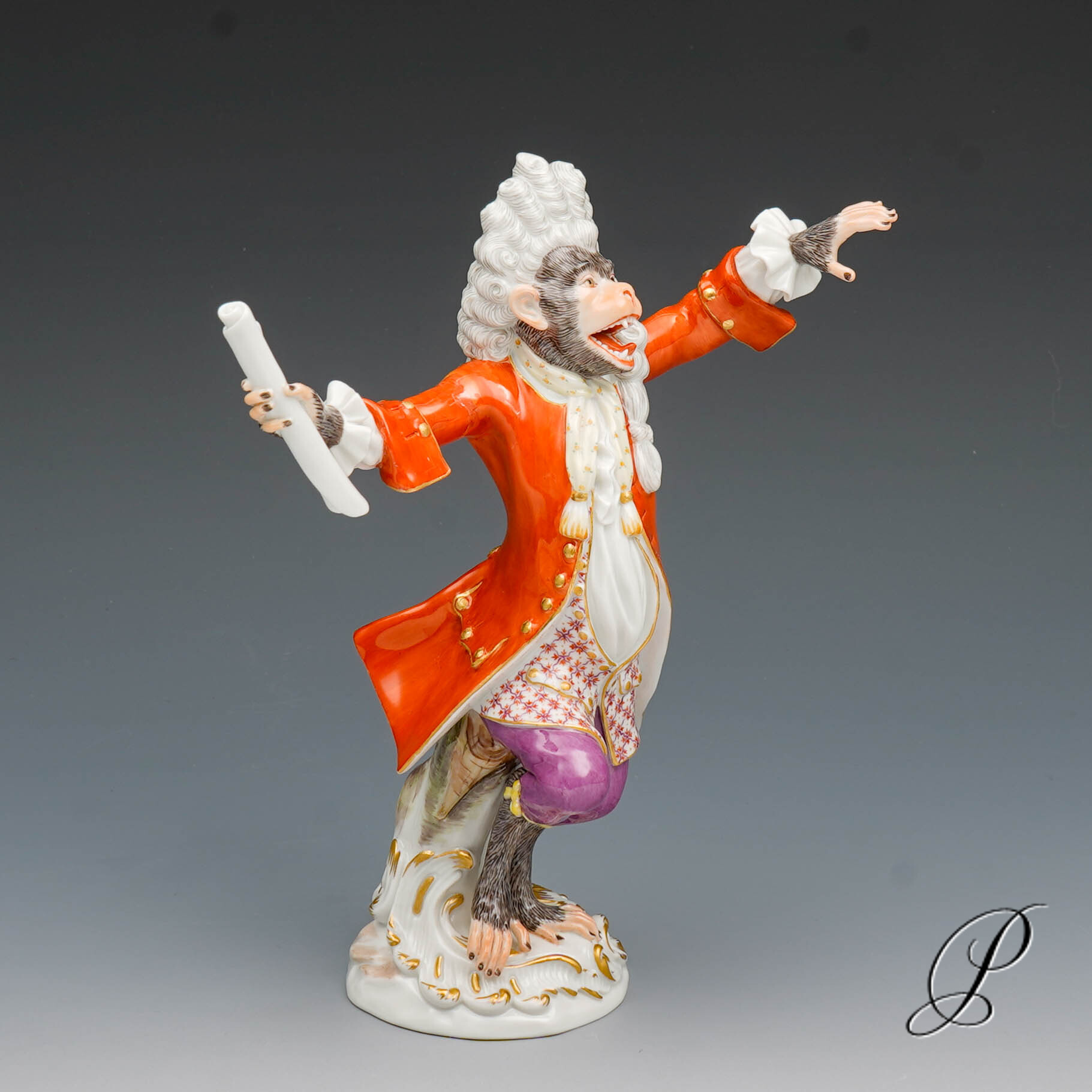 Meissen Kapellmeister der Affenkapelle von Johann Joachim Kaendler – Bild 11