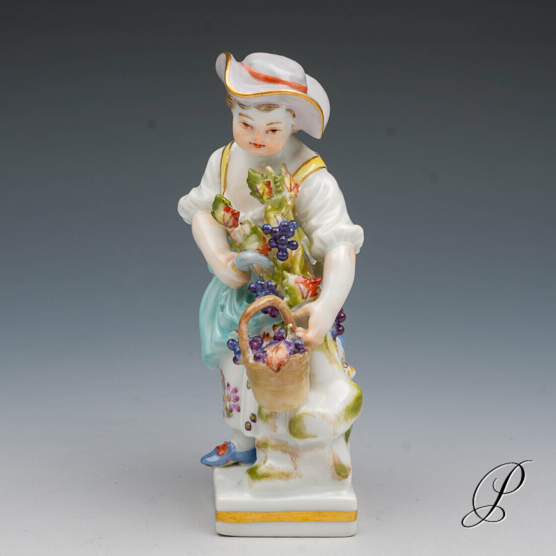 Meissen Figur Gärtnerkind 1.Wahl von Michel Victor Acier