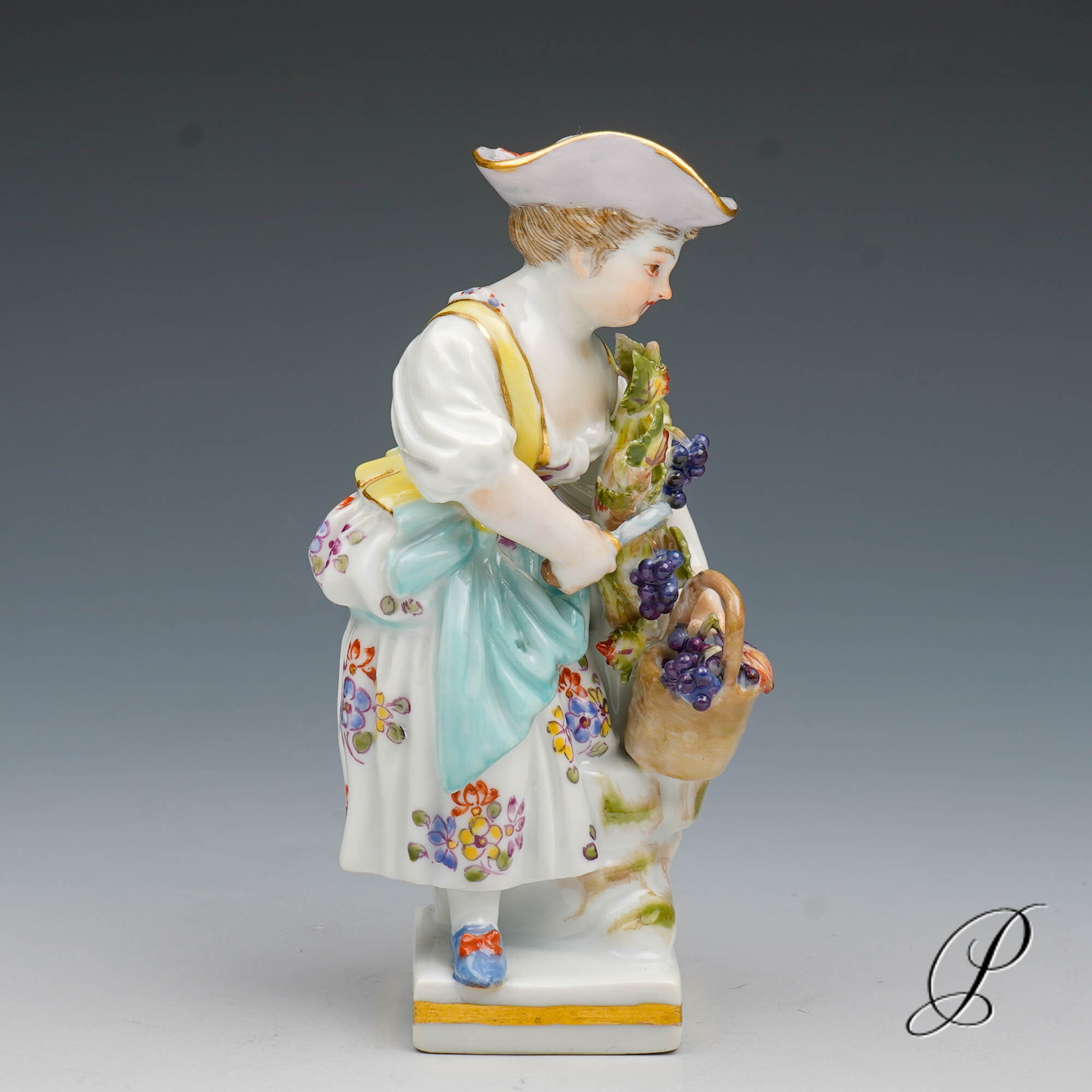 Meissen Figur Gärtnerkind 1.Wahl von Michel Victor Acier – Bild 4