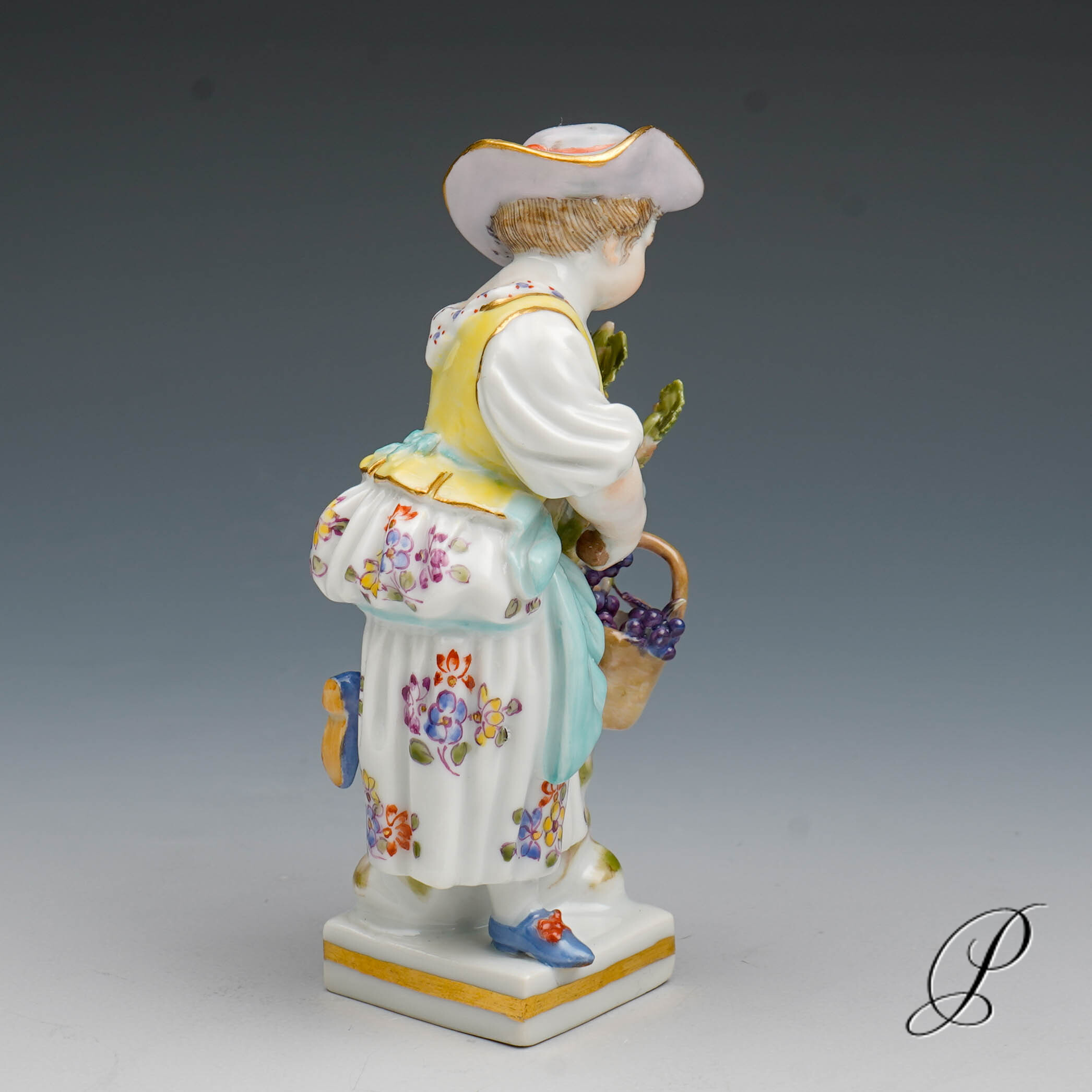 Meissen Figur Gärtnerkind 1.Wahl von Michel Victor Acier – Bild 5