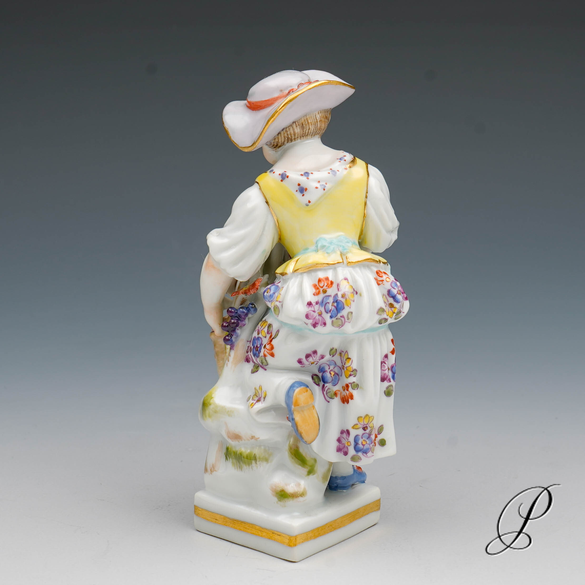 Meissen Figur Gärtnerkind 1.Wahl von Michel Victor Acier – Bild 7