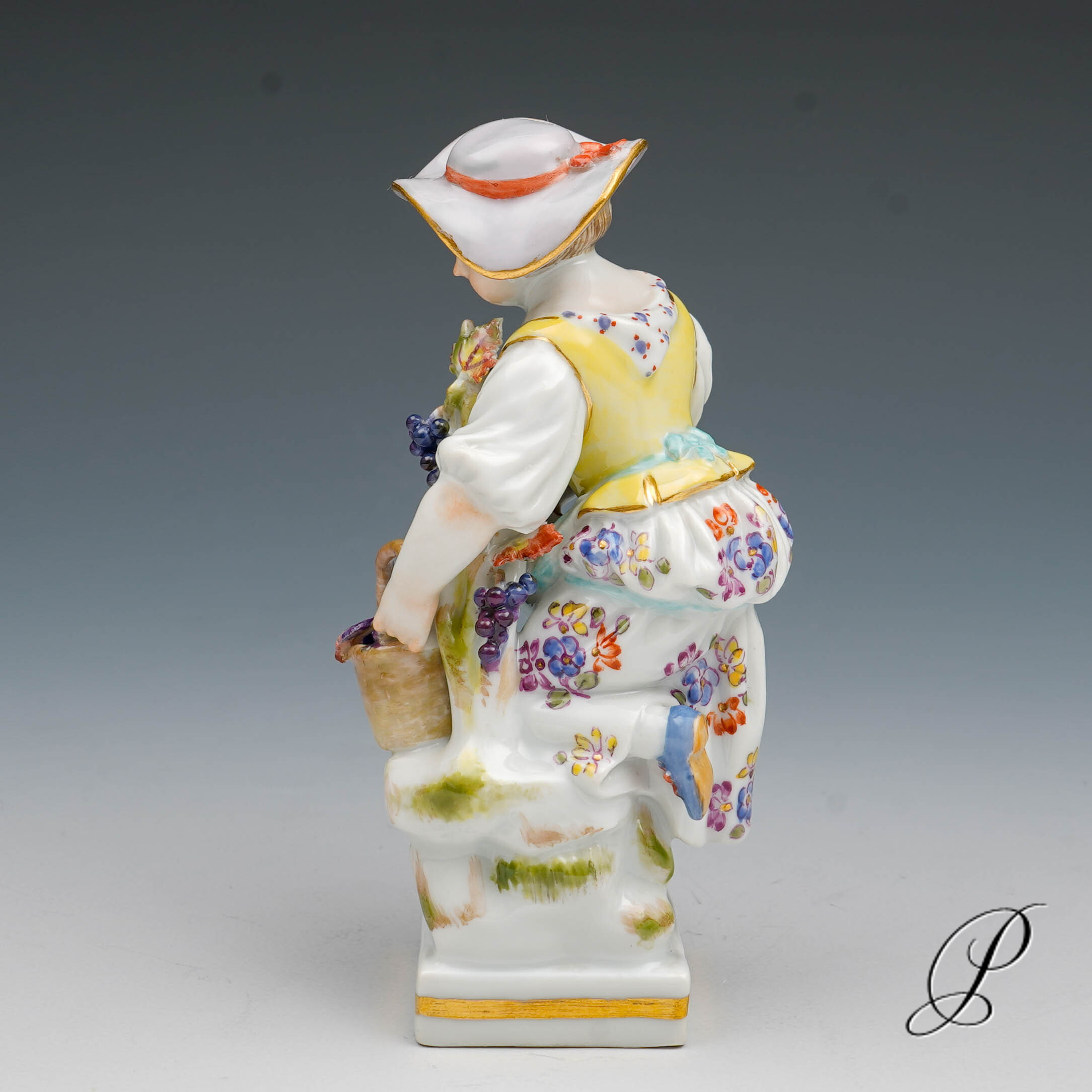 Meissen Figur Gärtnerkind 1.Wahl von Michel Victor Acier – Bild 8