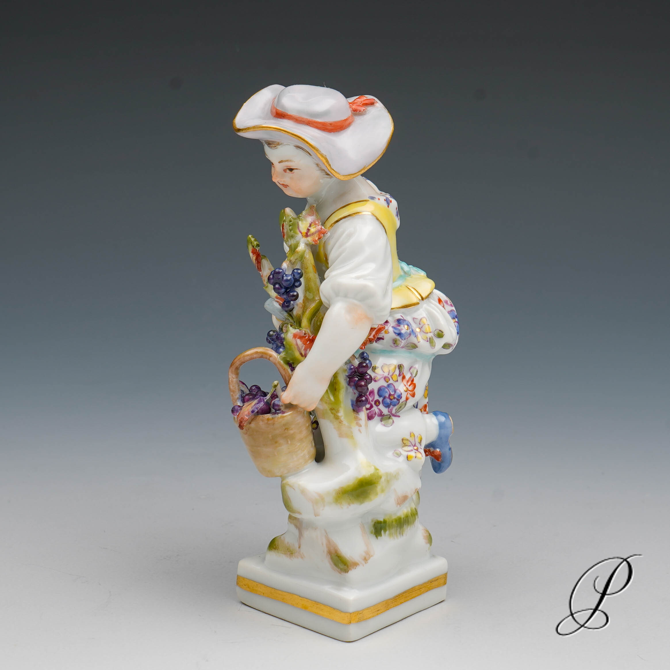 Meissen Figur Gärtnerkind 1.Wahl von Michel Victor Acier – Bild 9